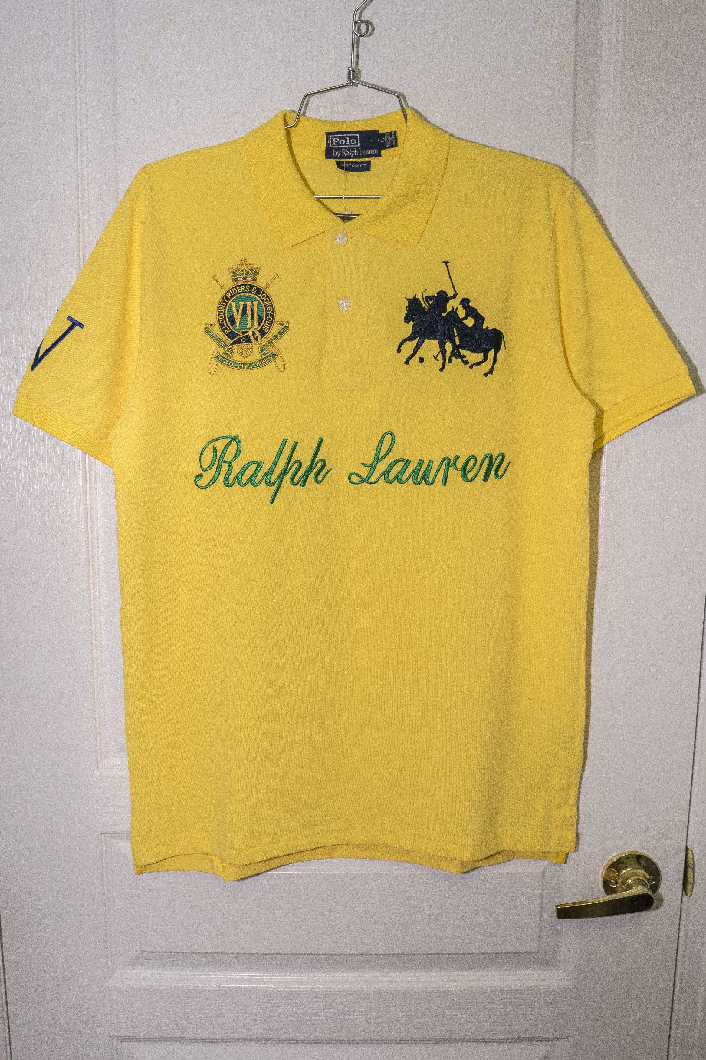 VTG Polo Ralph Lauren RL Jockey Club 3 Rugby Sweatshirt