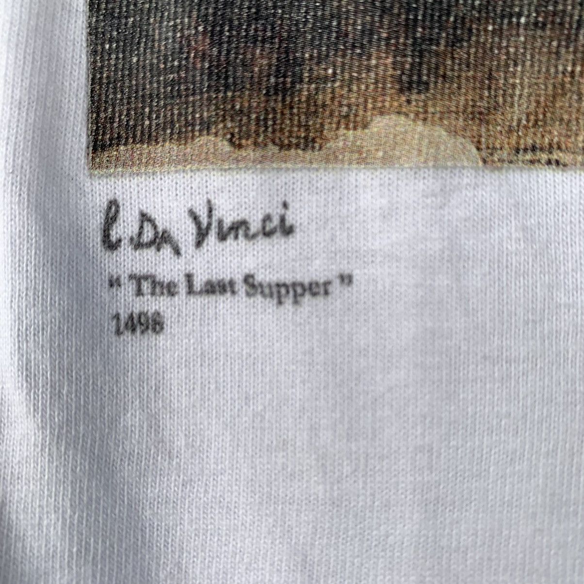 Vintage Vintage Leonardo Da Vinci The Last Supper 1498 Art Tshirt Size US L / EU 52-54 / 3 - 5 Thumbnail