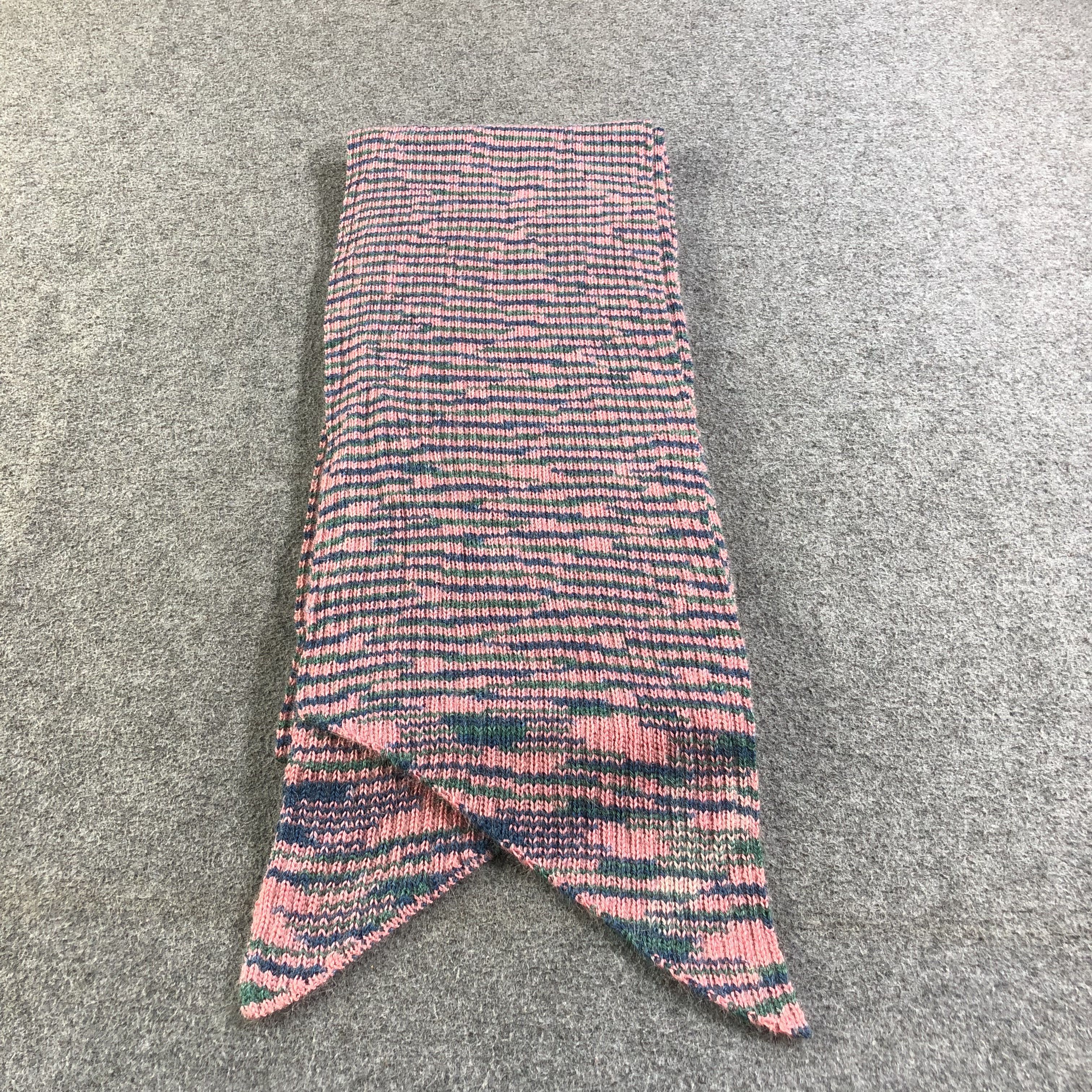 Hanae Mori Hanae Mori Mohair Scarf Muffler V1282 Size ONE SIZE - 2 Thumbnail