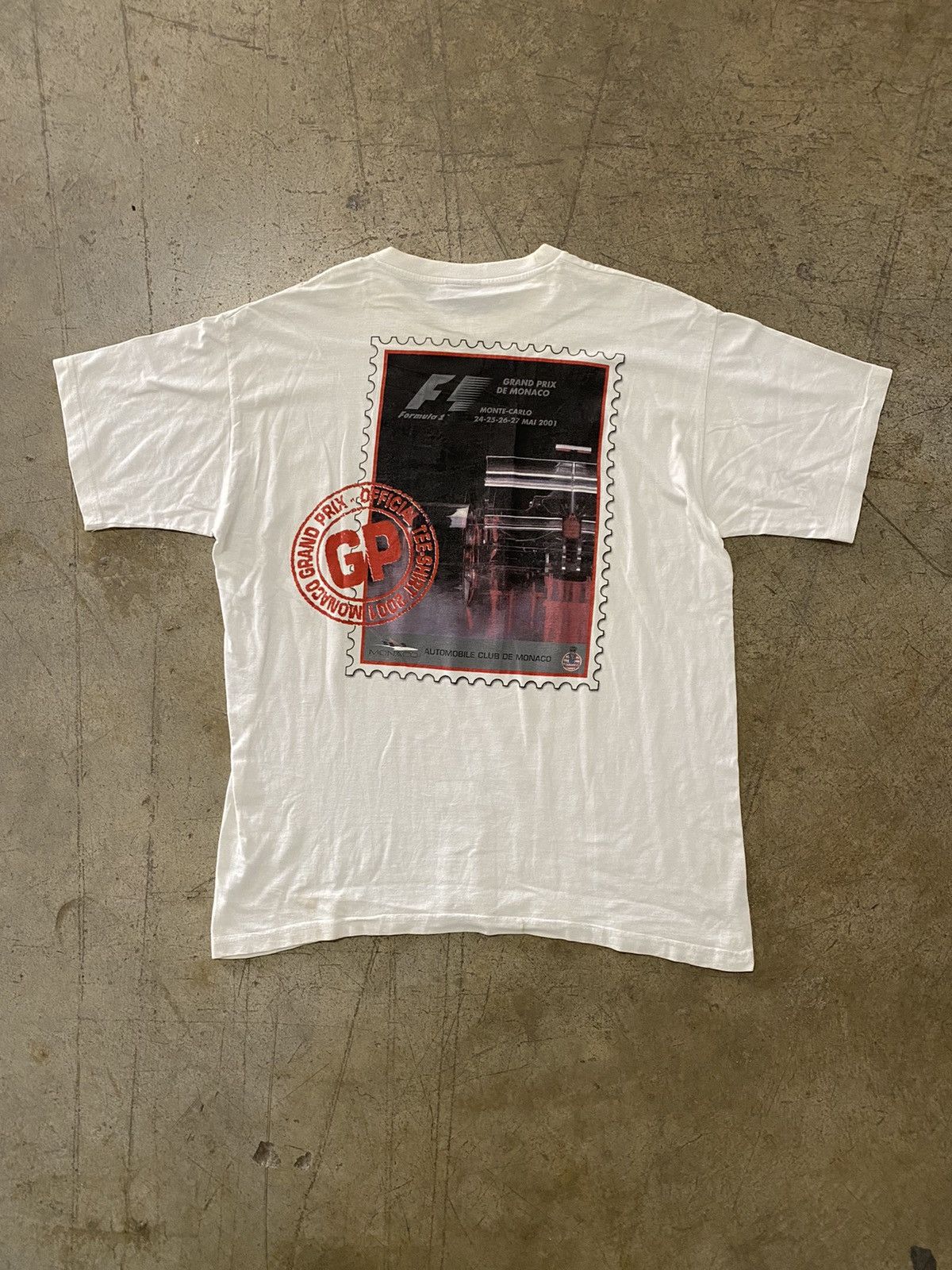 Vintage Monaco Grand Prix 2001 t shirt Formula 1
