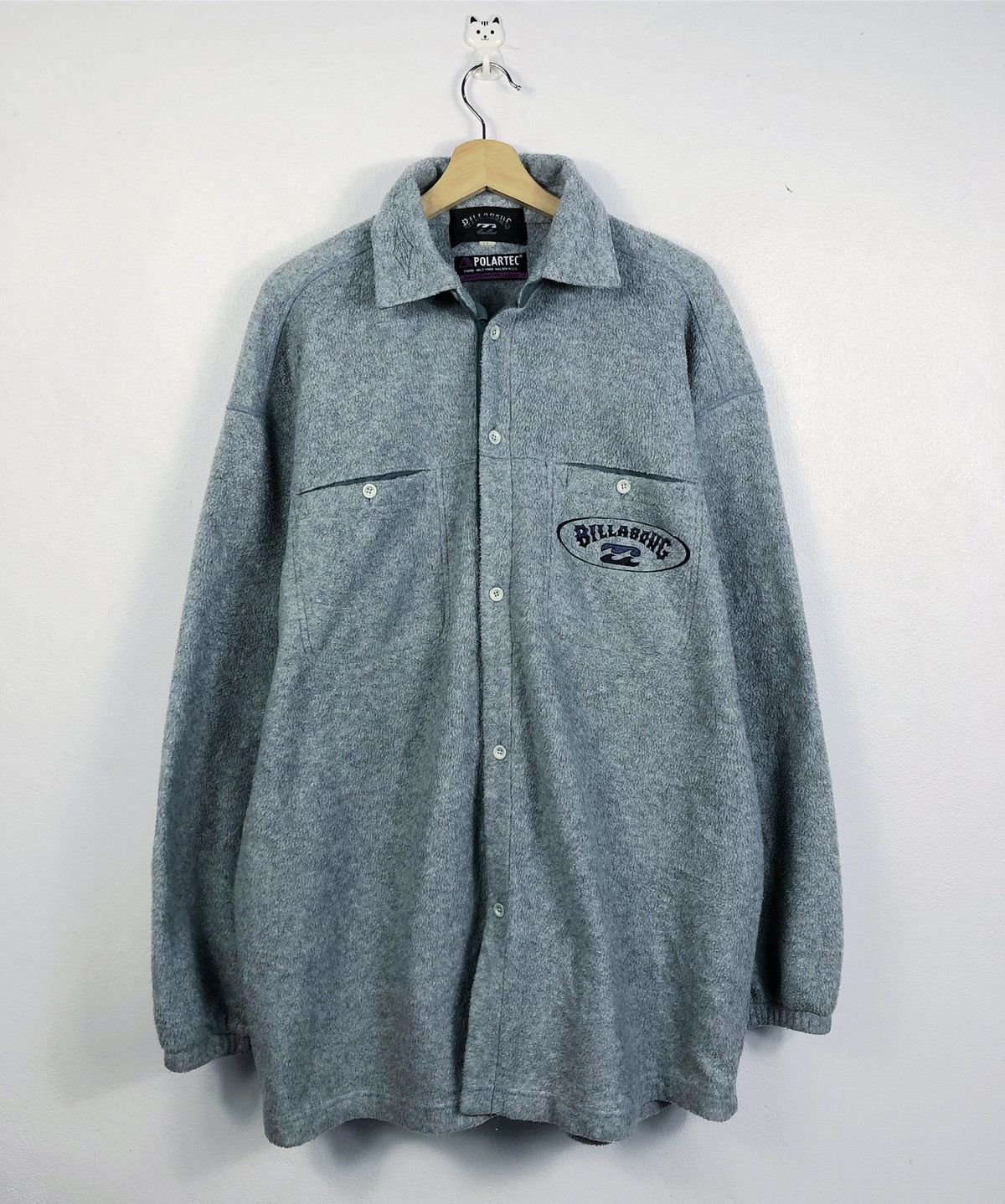 Billabong Rare Vintage Billabong X Mizuno X Polartec Fleece Jacket Size US XL / EU 56 / 4 - 1 Thumbnail