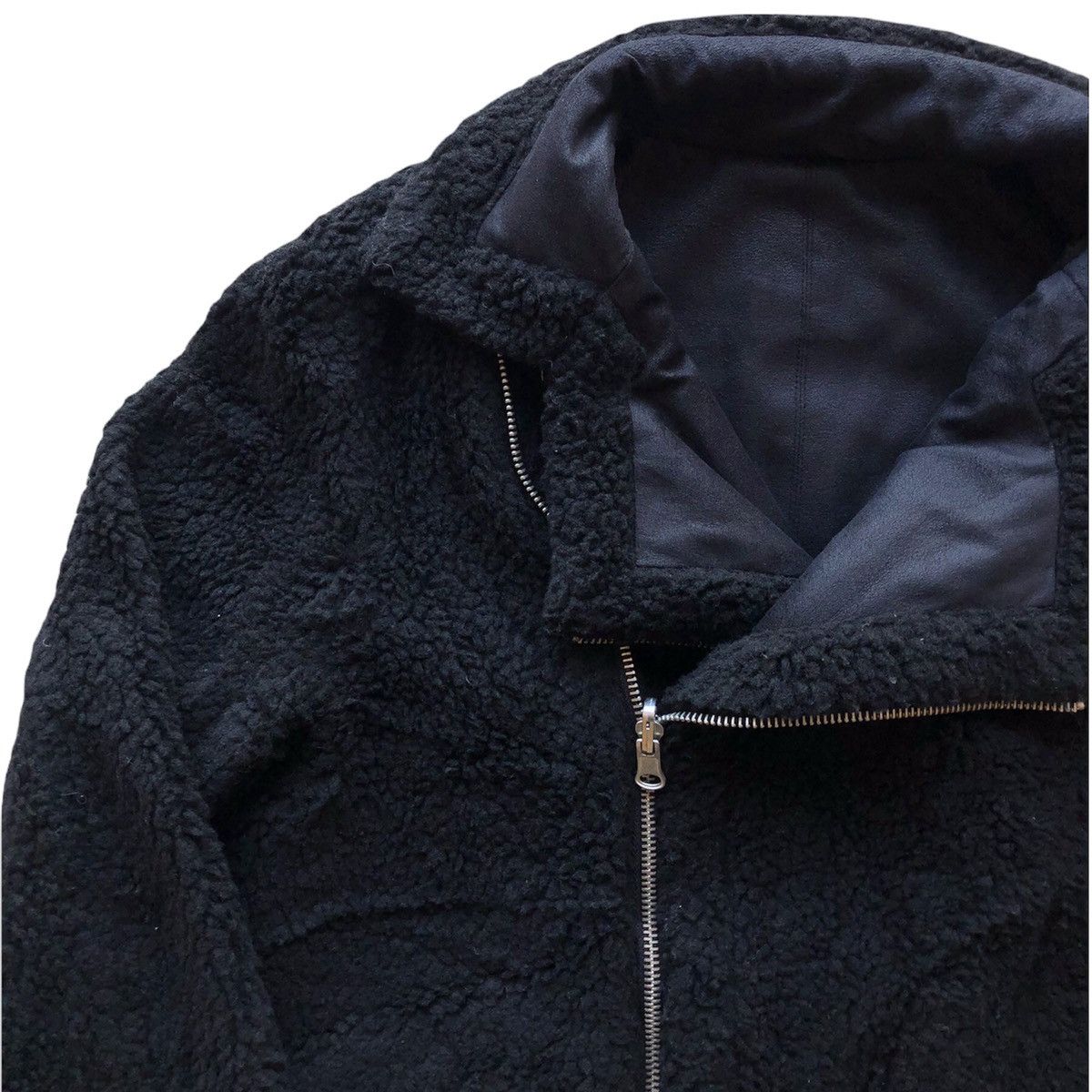 Japanese Brand Vintage Reversible Sherpa Jacket Cropped Double Collar Size US XXS / EU 40 - 5 Thumbnail