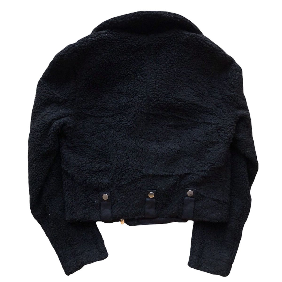 Japanese Brand Vintage Reversible Sherpa Jacket Cropped Double Collar Size US XXS / EU 40 - 9 Thumbnail