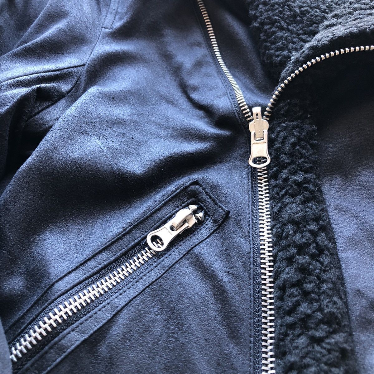 Japanese Brand Vintage Reversible Sherpa Jacket Cropped Double Collar Size US XXS / EU 40 - 16 Thumbnail