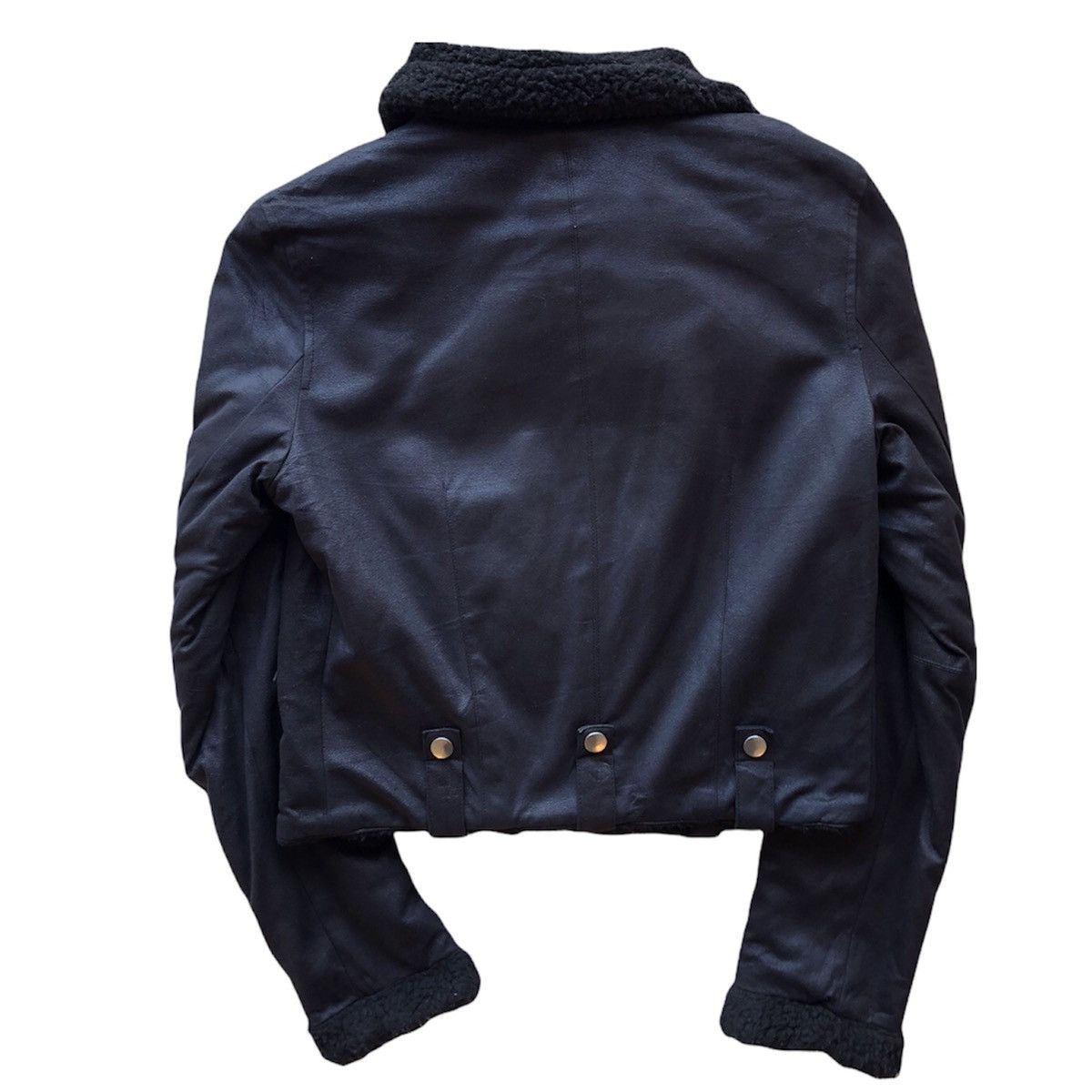 Japanese Brand Vintage Reversible Sherpa Jacket Cropped Double Collar Size US XXS / EU 40 - 8 Thumbnail