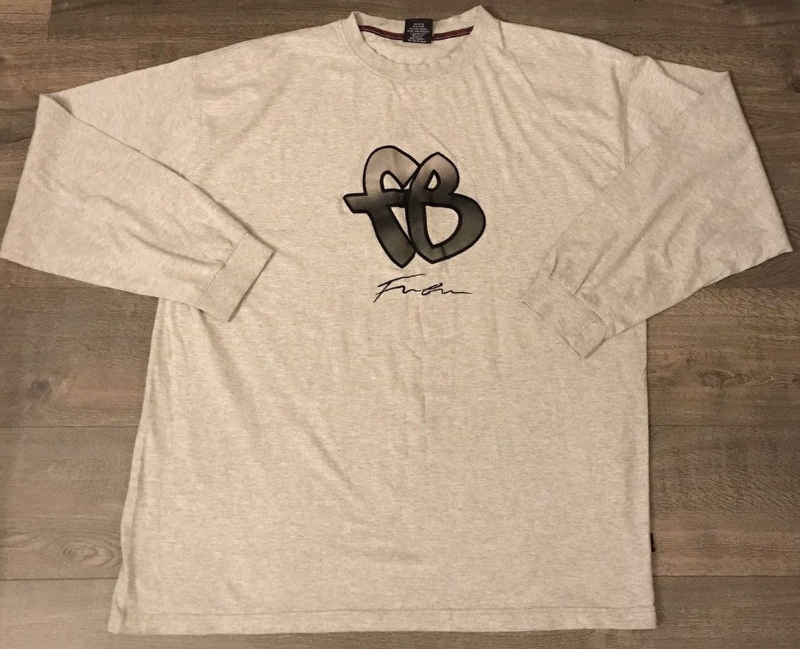 Fubu × Vintage Vintage Oversized FUBU Long Sleeve Tee Size US XXL / EU 58 / 5 - 1 Thumbnail