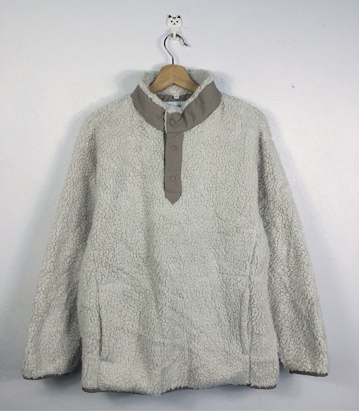Uniqlo × White Mountaineering Uniqlo X White Mountaineering Deep Pile Fleece Sweatshirt Size US M / EU 48-50 / 2 - 1 Thumbnail