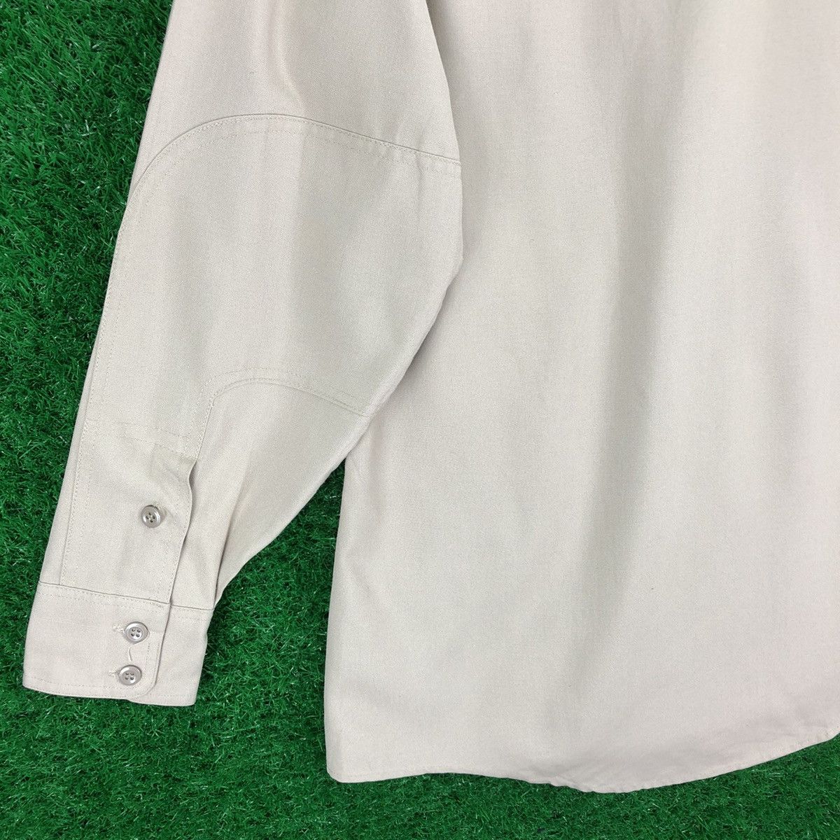 Uniform Wares Vintage 80's Military Khakis Shirts M Flap Pocket by Elbeco Size US L / EU 52-54 / 3 - 6 Thumbnail