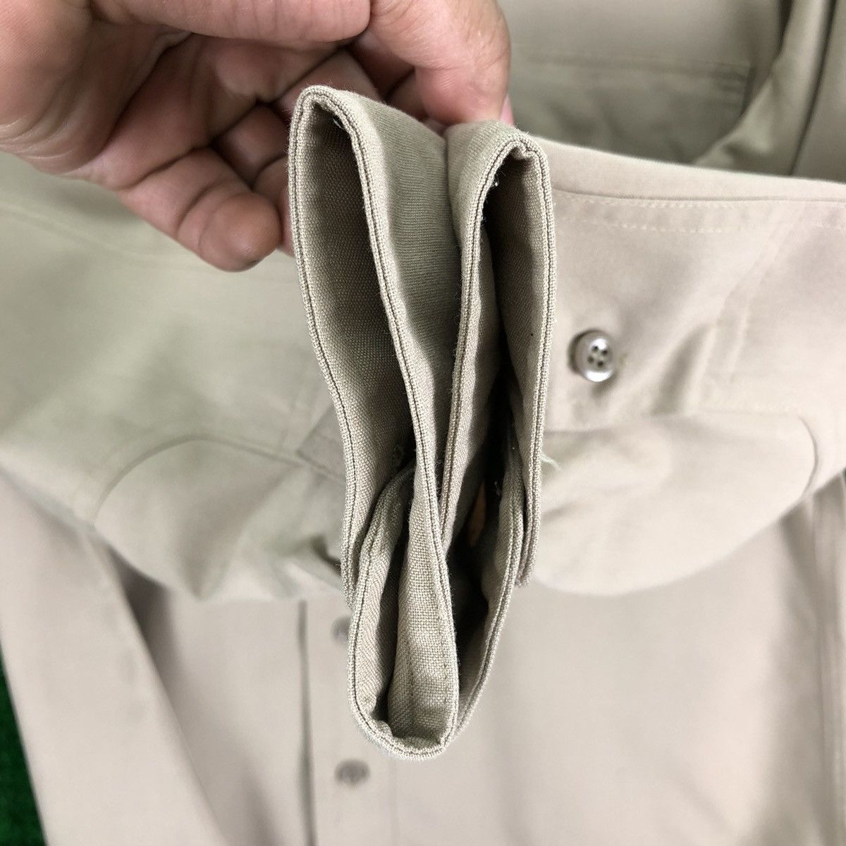 Uniform Wares Vintage 80's Military Khakis Shirts M Flap Pocket by Elbeco Size US L / EU 52-54 / 3 - 11 Thumbnail