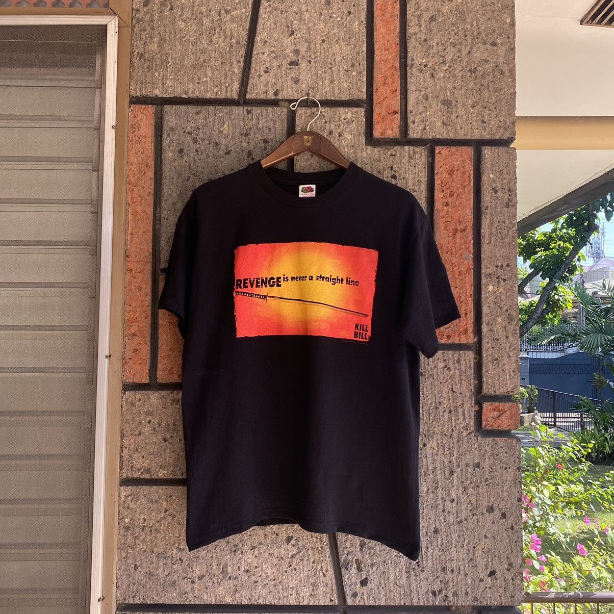 Fruit Of The Loom × Vintage VTG 2003 Kill Bill Movie Promo Tee Shirt Pulp Fiction Size US L / EU 52-54 / 3 - 2 Thumbnail