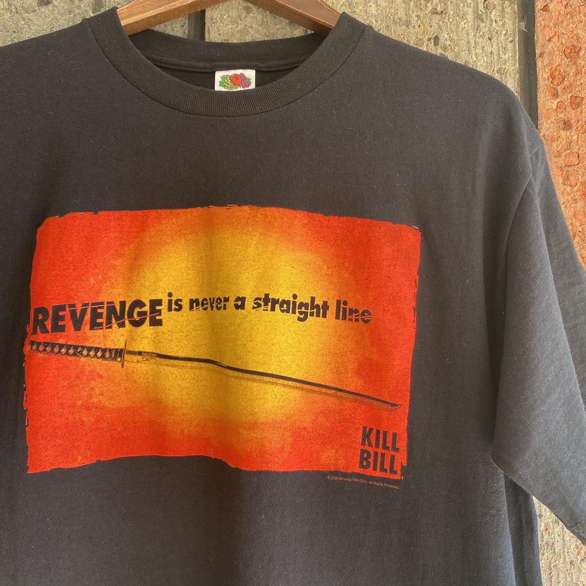 Fruit Of The Loom × Vintage VTG 2003 Kill Bill Movie Promo Tee Shirt Pulp Fiction Size US L / EU 52-54 / 3 - 1 Thumbnail