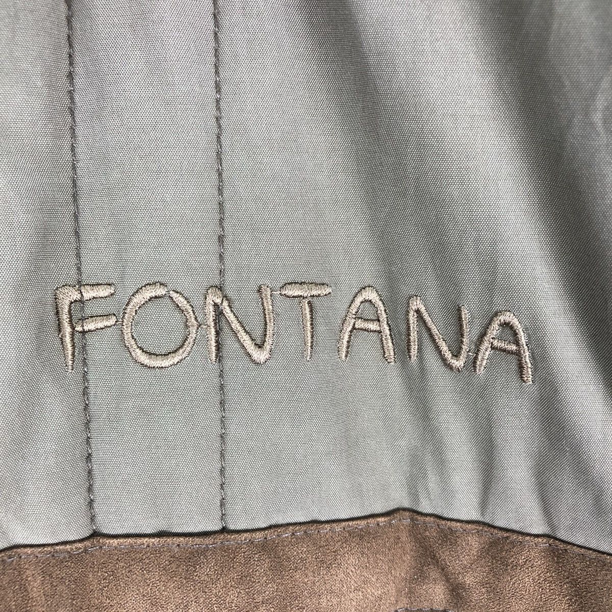 Japanese Brand Vintage 80's Fontana 3 Fabric Zipper Jacket Nice Design Size US XXL / EU 58 / 5 - 8 Thumbnail
