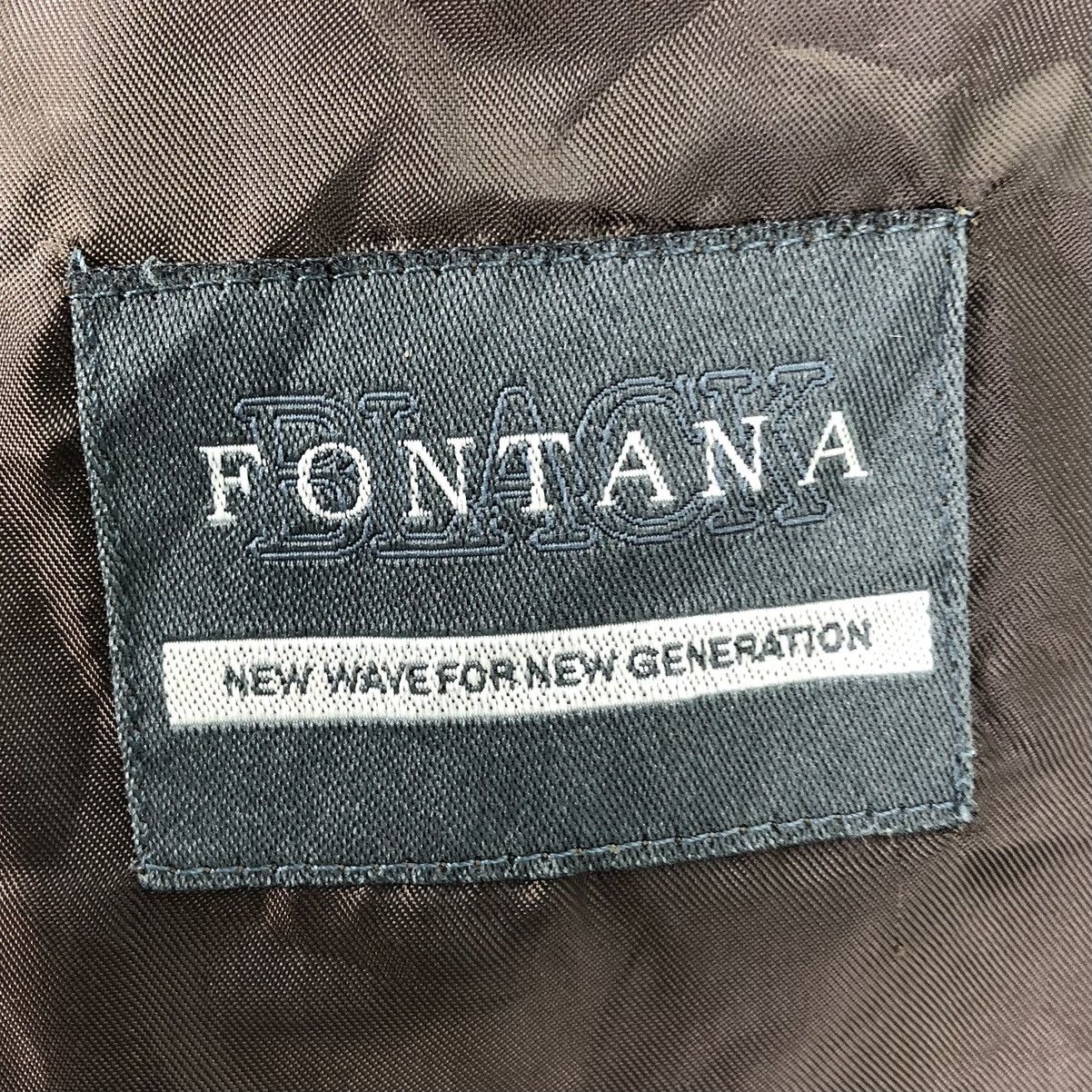 Japanese Brand Vintage 80's Fontana 3 Fabric Zipper Jacket Nice Design Size US XXL / EU 58 / 5 - 17 Thumbnail