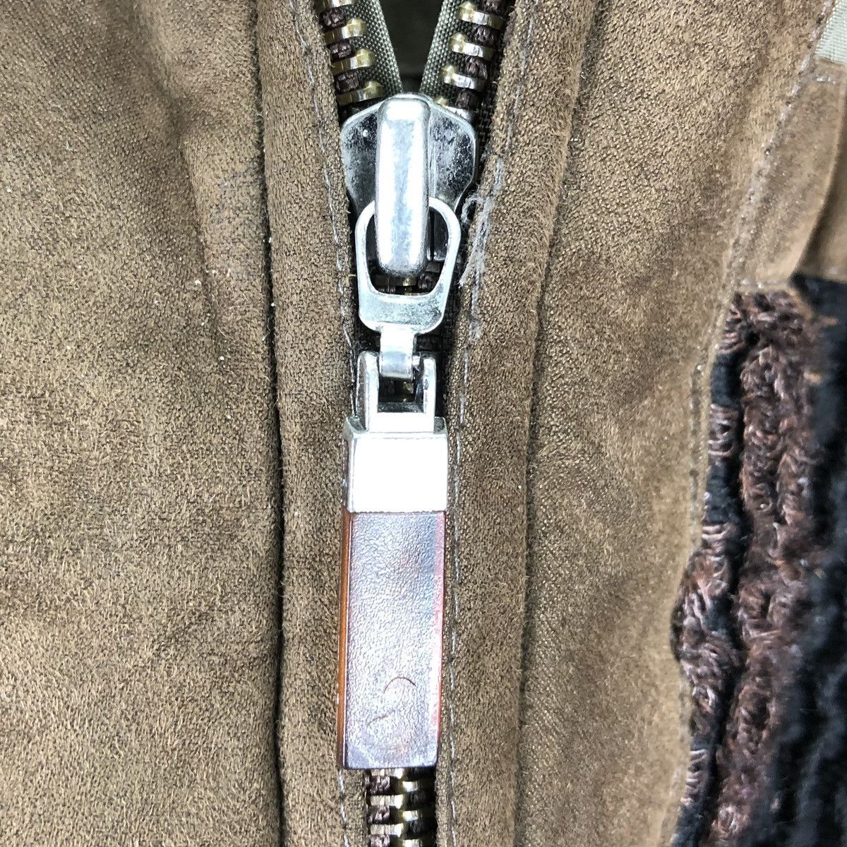 Japanese Brand Vintage 80's Fontana 3 Fabric Zipper Jacket Nice Design Size US XXL / EU 58 / 5 - 14 Thumbnail