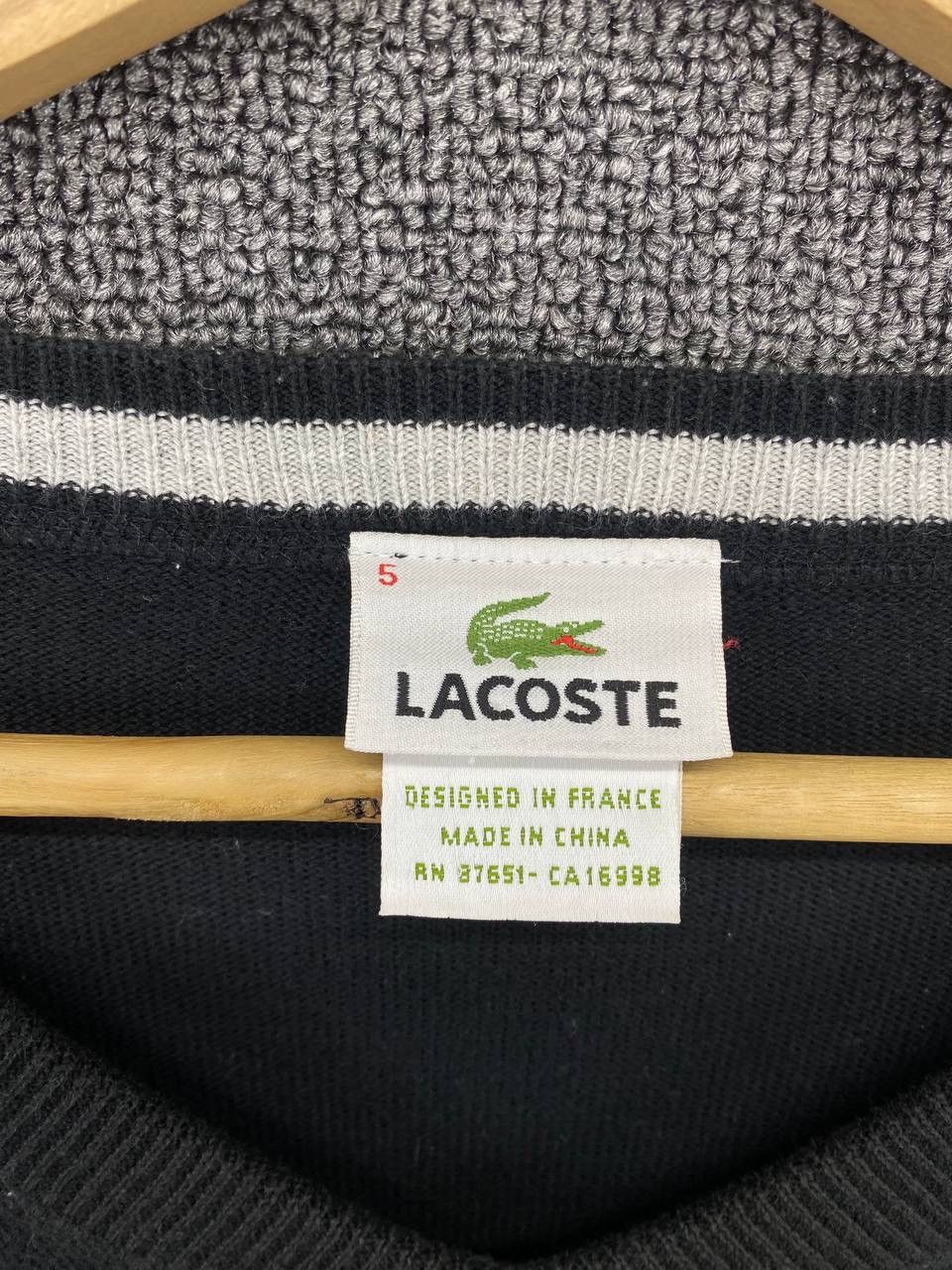 Lacoste Vintage Lacoste Designed In France Sweatshirt Size US M / EU 48-50 / 2 - 6 Thumbnail