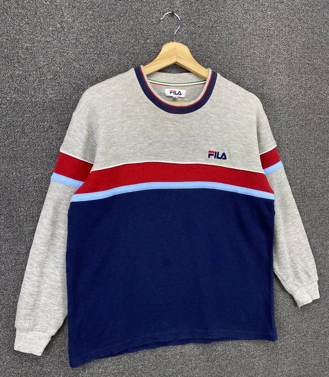 Fila Vintage Fila Classic Multicolour Sweatshirts Size US M / EU 48-50 / 2 - 2 Thumbnail