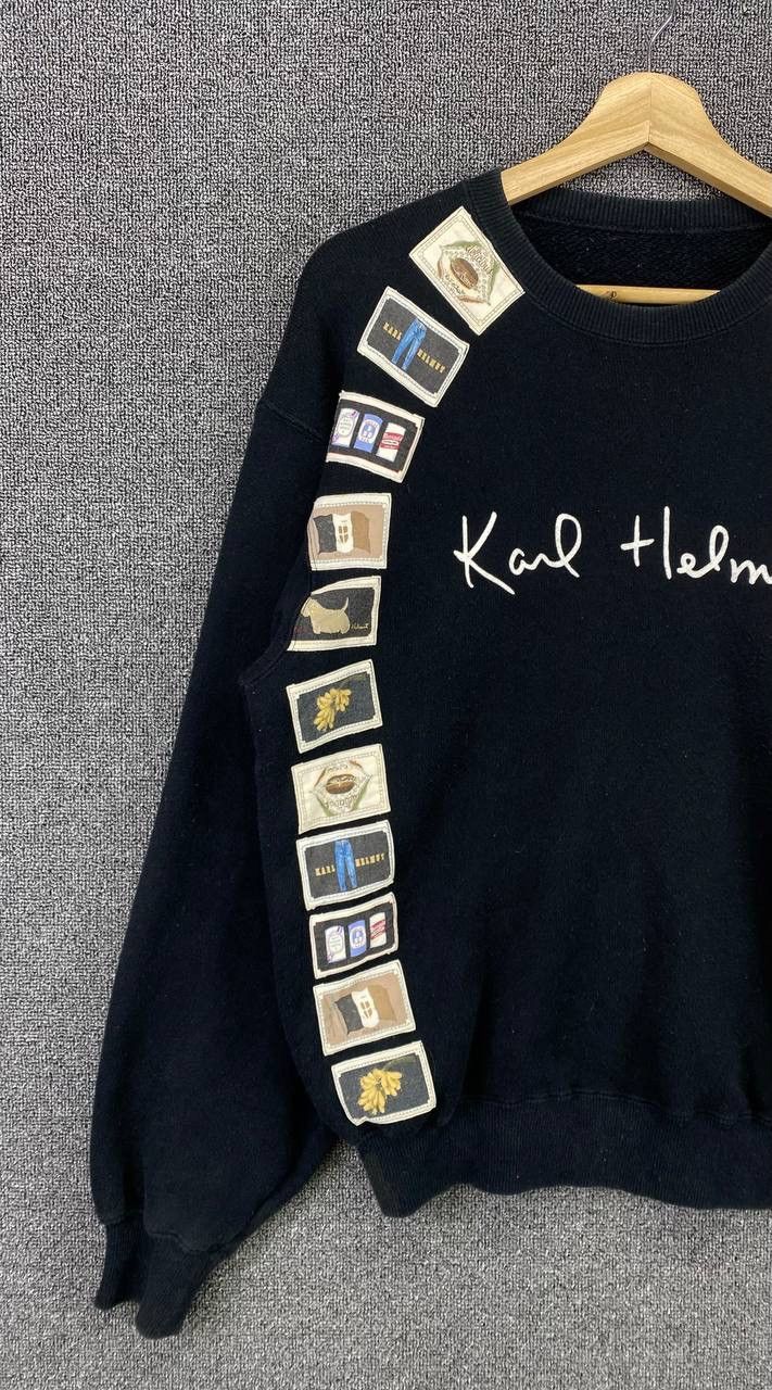 Karl Helmut Vintage Karl Helmut Patchwork Rare Sweatshirt Size US M / EU 48-50 / 2 - 2 Thumbnail