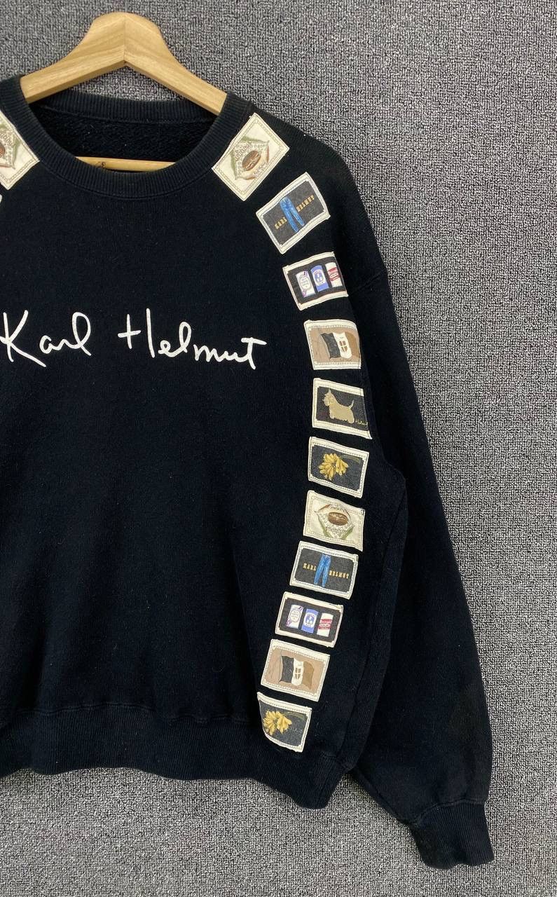 Karl Helmut Vintage Karl Helmut Patchwork Rare Sweatshirt Size US M / EU 48-50 / 2 - 3 Thumbnail