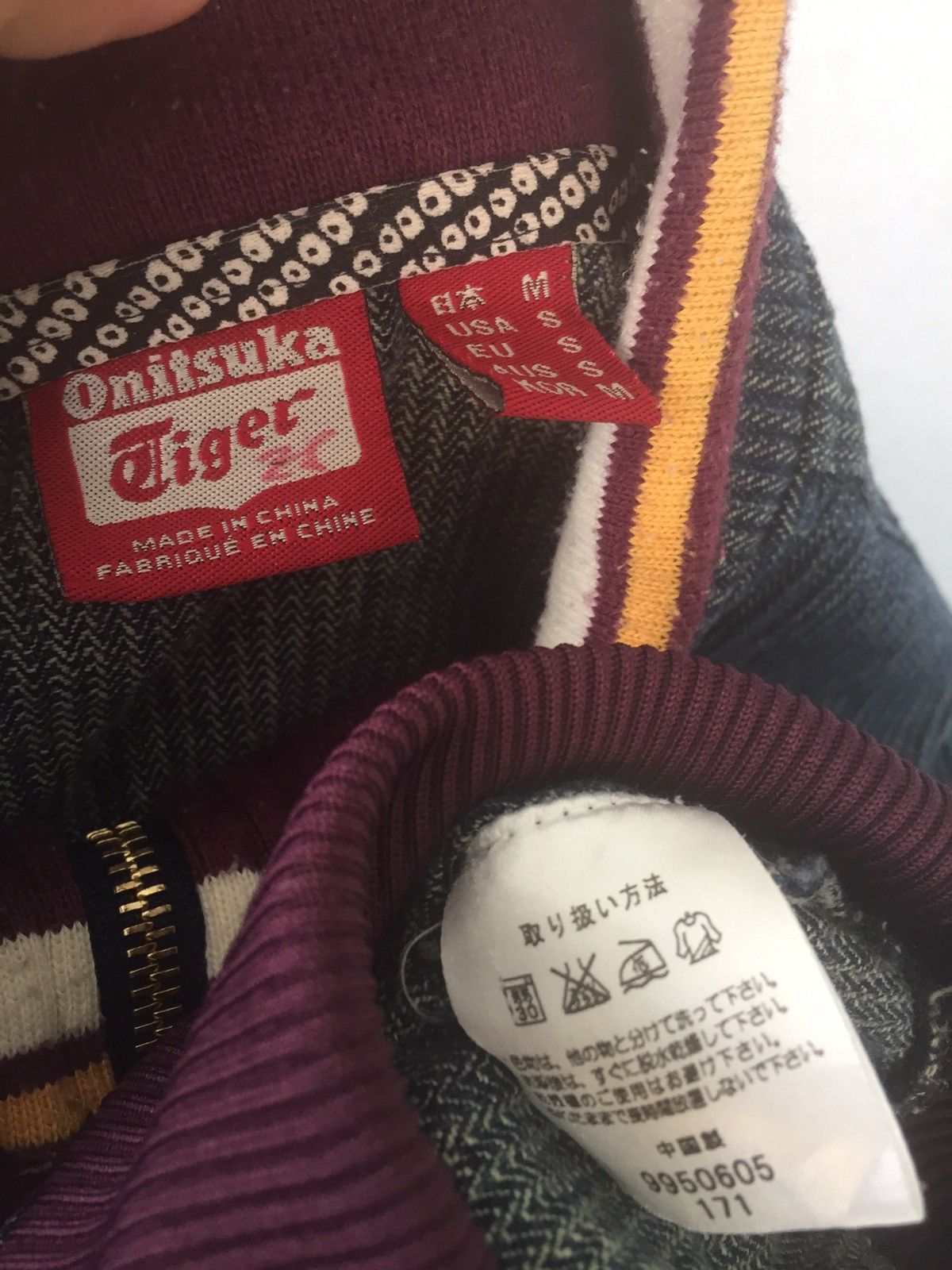 Indigo × Japanese Brand × Onitsuka Tiger Onitsuka Tiger Indigo Style Zipper Jacket Japanese Brand Size US M / EU 48-50 / 2 - 6 Thumbnail