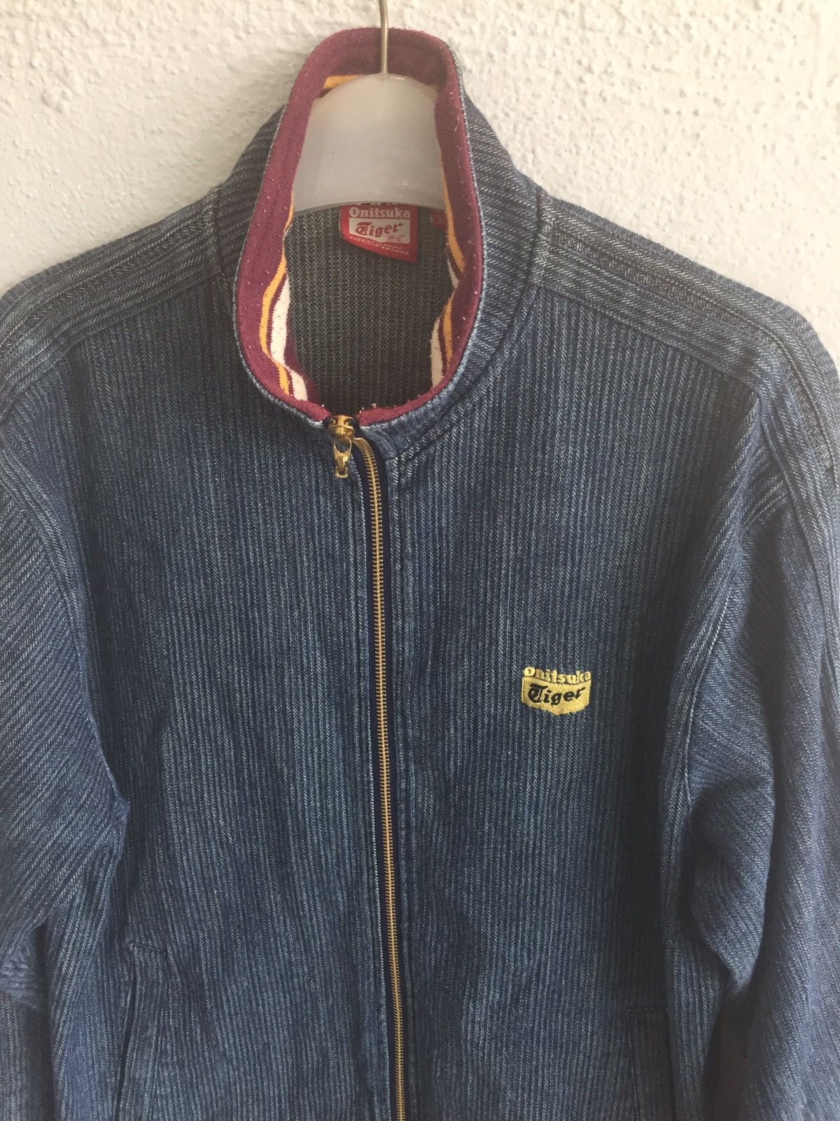 Indigo × Japanese Brand × Onitsuka Tiger Onitsuka Tiger Indigo Style Zipper Jacket Japanese Brand Size US M / EU 48-50 / 2 - 3 Thumbnail