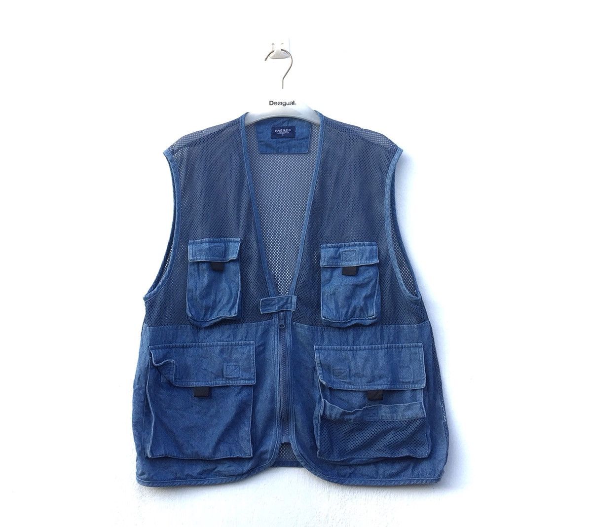 Japanese Brand Vintage Fresco Net Tactical Vest Size US L / EU 52-54 / 3 - 1 Thumbnail