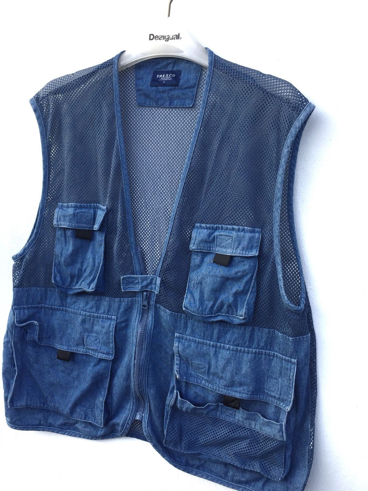 Japanese Brand Vintage Fresco Net Tactical Vest Size US L / EU 52-54 / 3 - 2 Thumbnail