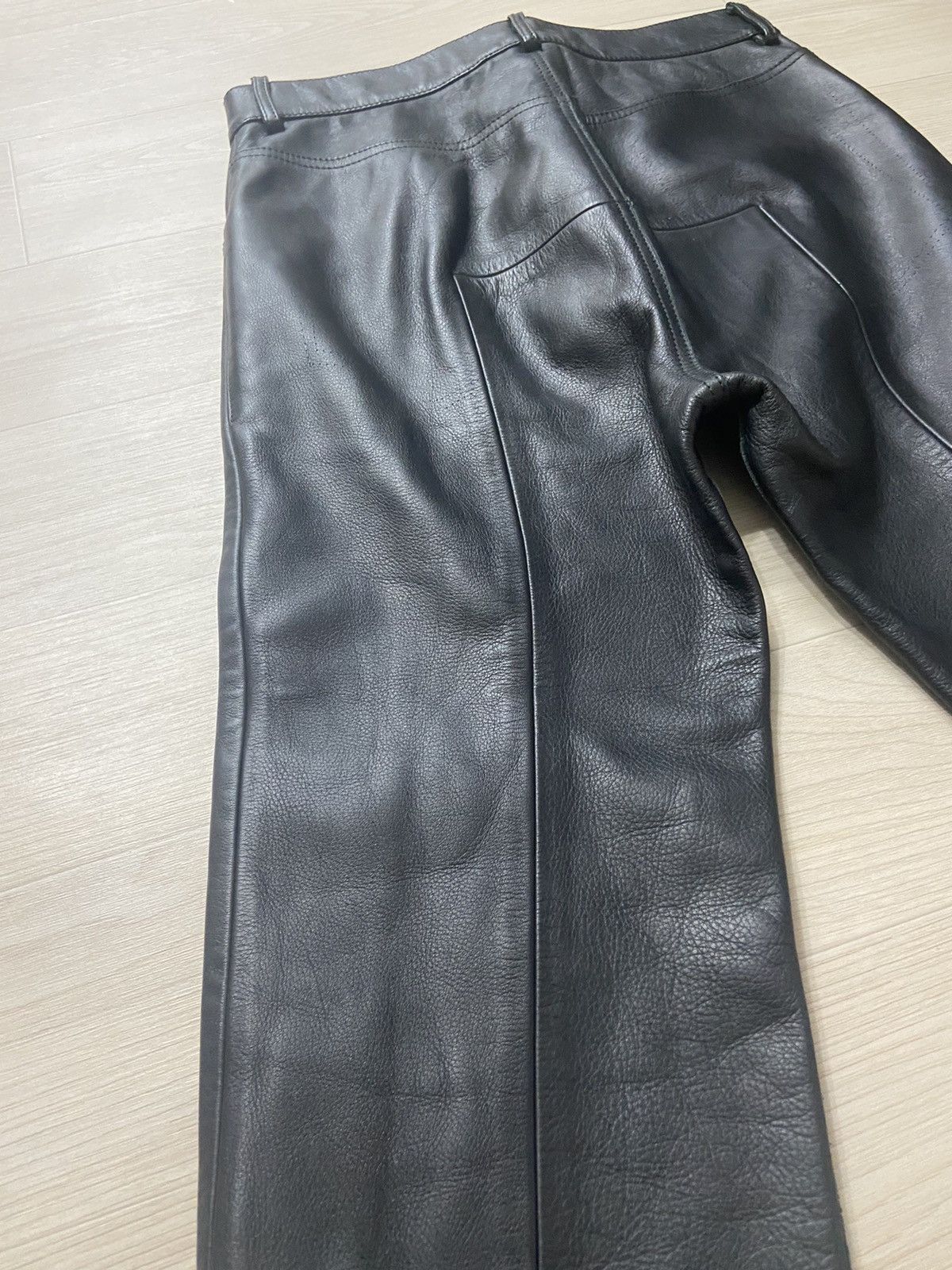 Vetements S Vetements AW14 OG leather femme reworked pants jeans Size US 26 / EU 42 - 4 Thumbnail