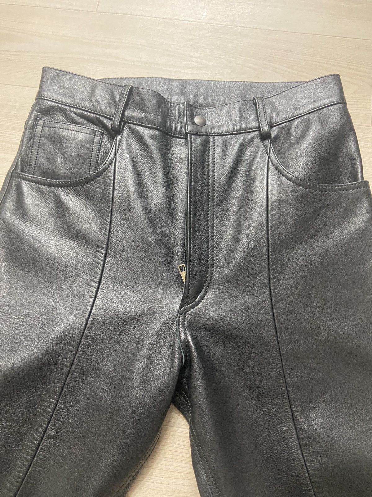Vetements S Vetements AW14 OG leather femme reworked pants jeans Size US 26 / EU 42 - 12 Thumbnail