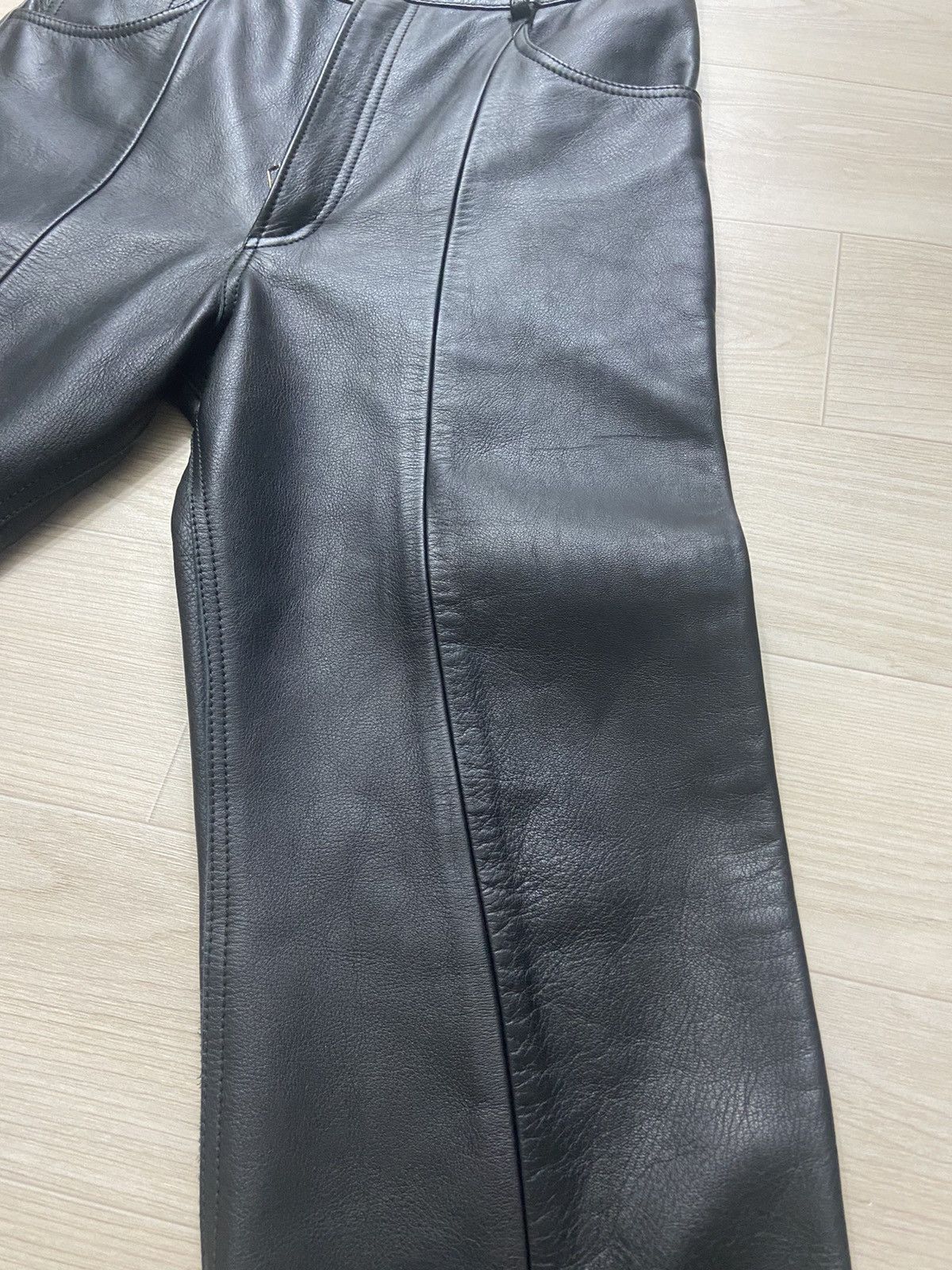 Vetements S Vetements AW14 OG leather femme reworked pants jeans Size US 26 / EU 42 - 9 Thumbnail