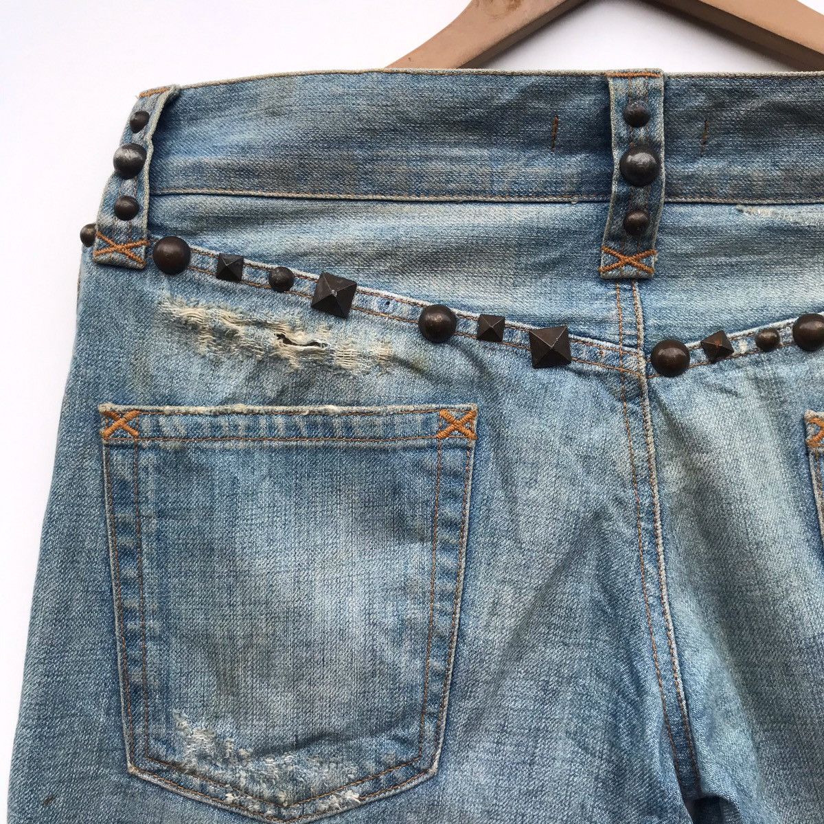 Dolce & Gabbana Dolce & Gabbana Distressed Studded Denim Size US 44 / EU 60 - 11 Thumbnail