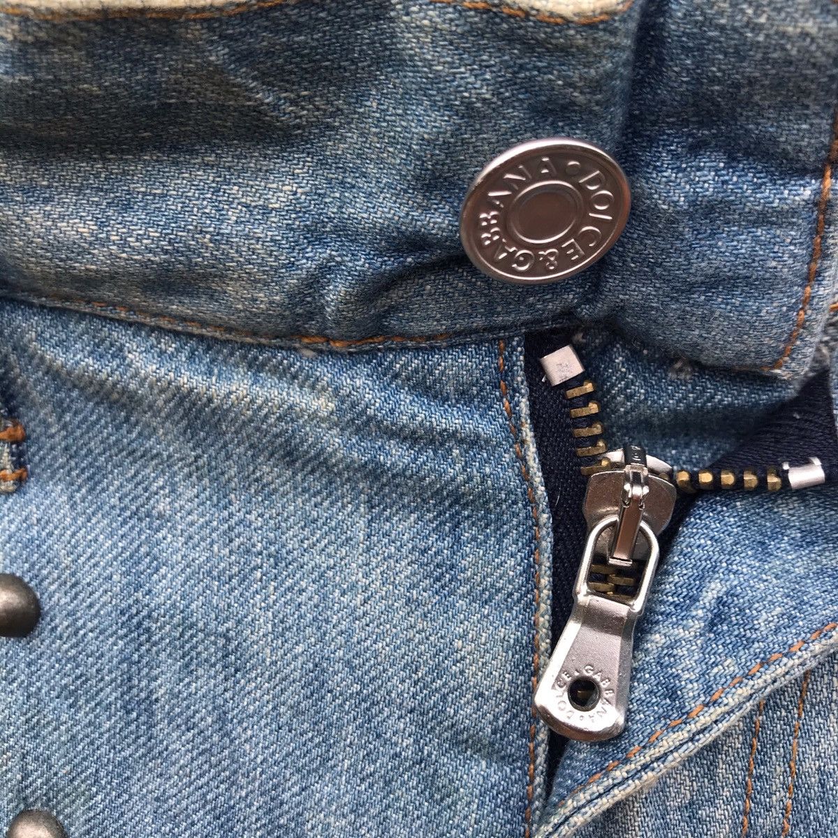 Dolce & Gabbana Dolce & Gabbana Distressed Studded Denim Size US 44 / EU 60 - 5 Thumbnail