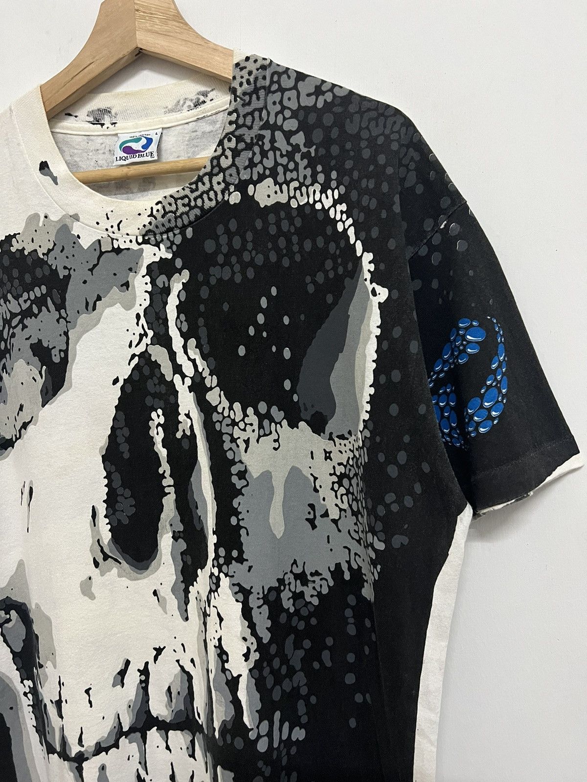 Liquid Blue Vintage AOP Skull Chris Pinkerton Liquid Blue 1992 Tee Size US L / EU 52-54 / 3 - 2 Thumbnail