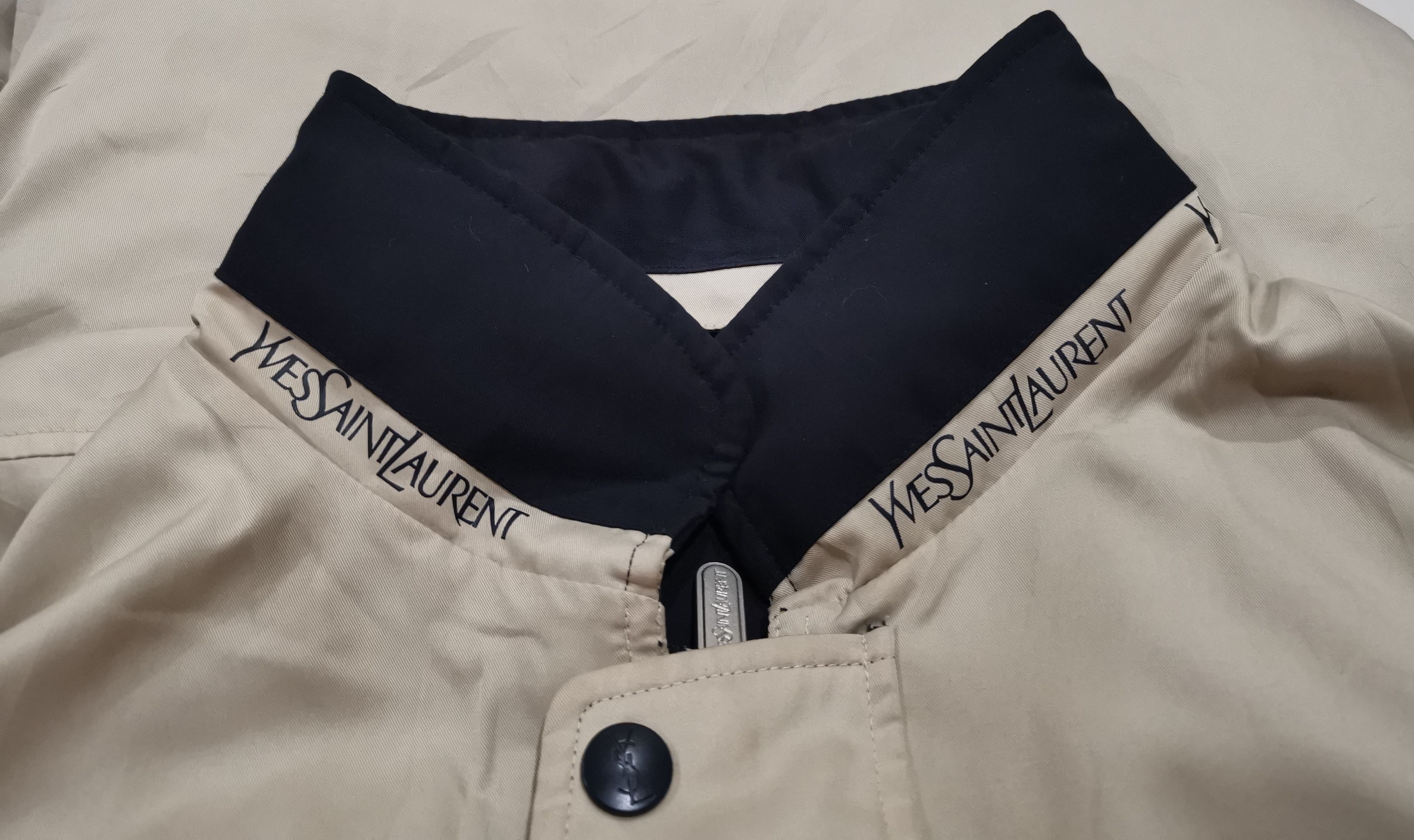 Vintage × Yves Saint Laurent Vintage YSL Pour Homme Reversible Zipper Jacket Size US XL / EU 56 / 4 - 8 Thumbnail