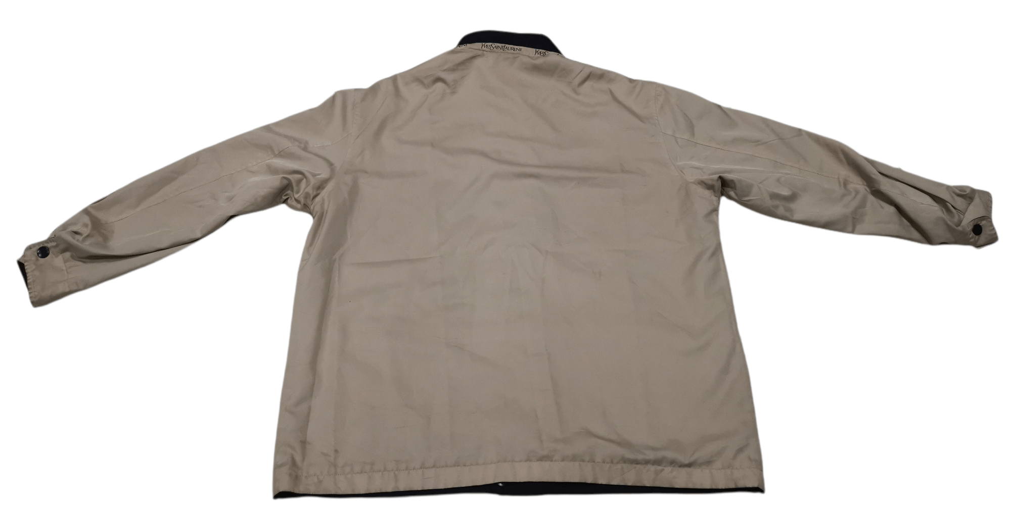 Vintage × Yves Saint Laurent Vintage YSL Pour Homme Reversible Zipper Jacket Size US XL / EU 56 / 4 - 7 Thumbnail