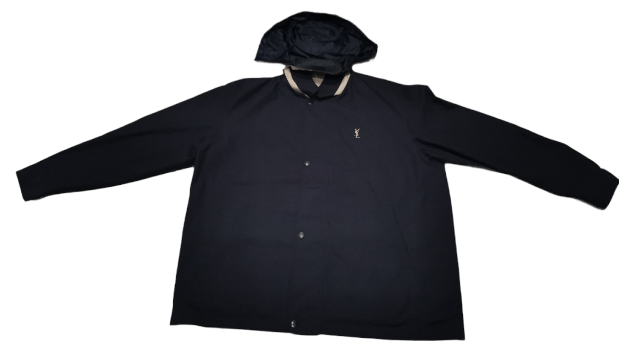 Vintage × Yves Saint Laurent Vintage YSL Pour Homme Reversible Zipper Jacket Size US XL / EU 56 / 4 - 2 Thumbnail