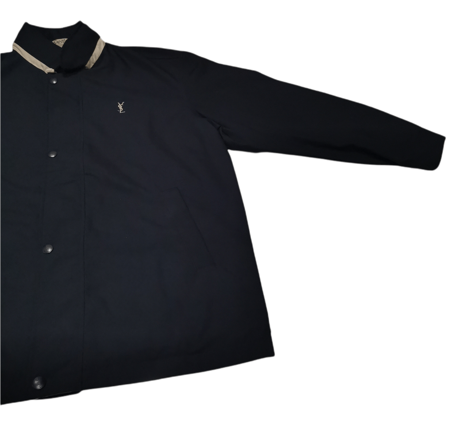 Vintage × Yves Saint Laurent Vintage YSL Pour Homme Reversible Zipper Jacket Size US XL / EU 56 / 4 - 5 Thumbnail