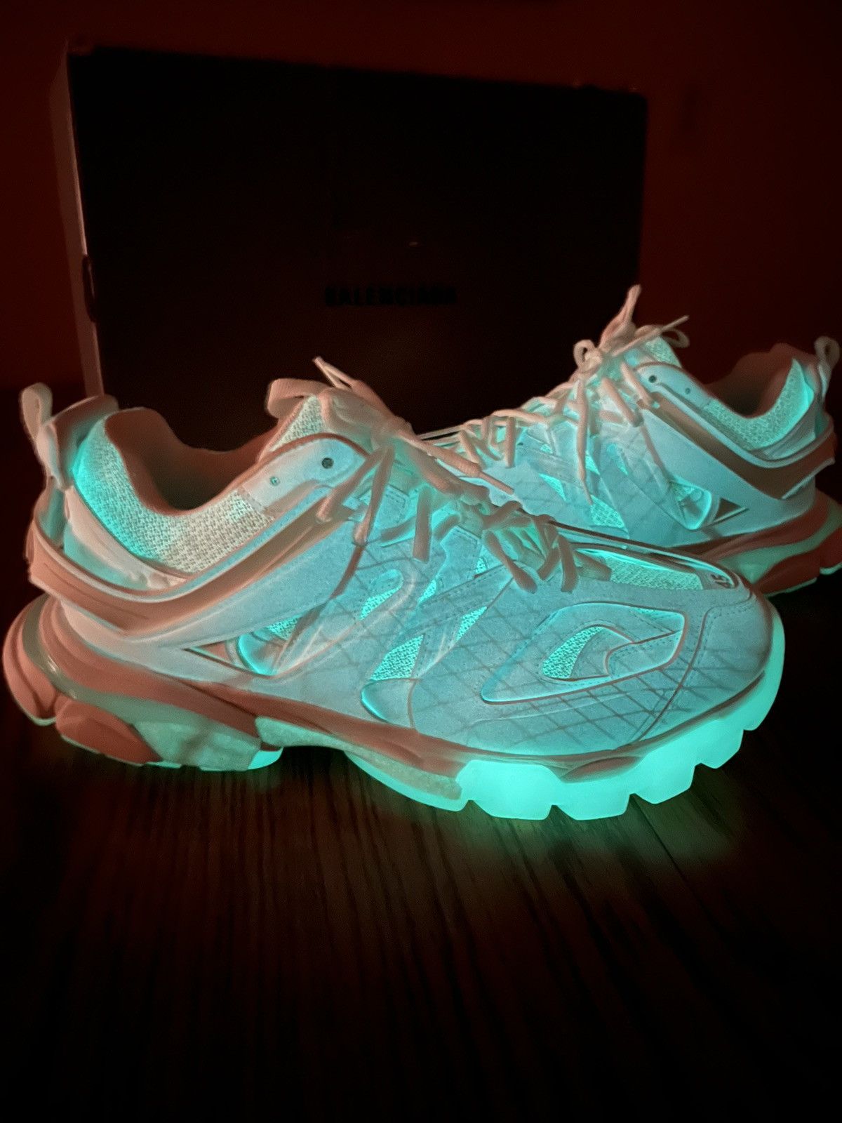 Balenciaga Balenciaga Track Glow In The Dark Sneaker Grailed