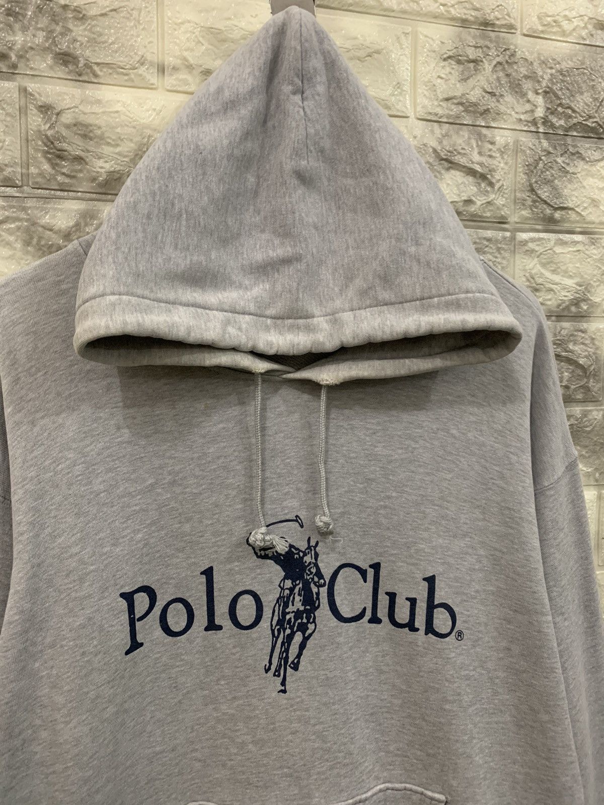 Polo Ralph Lauren Vintage Polo Club Big Logo Hoodies Size US M / EU 48-50 / 2 - 2 Thumbnail
