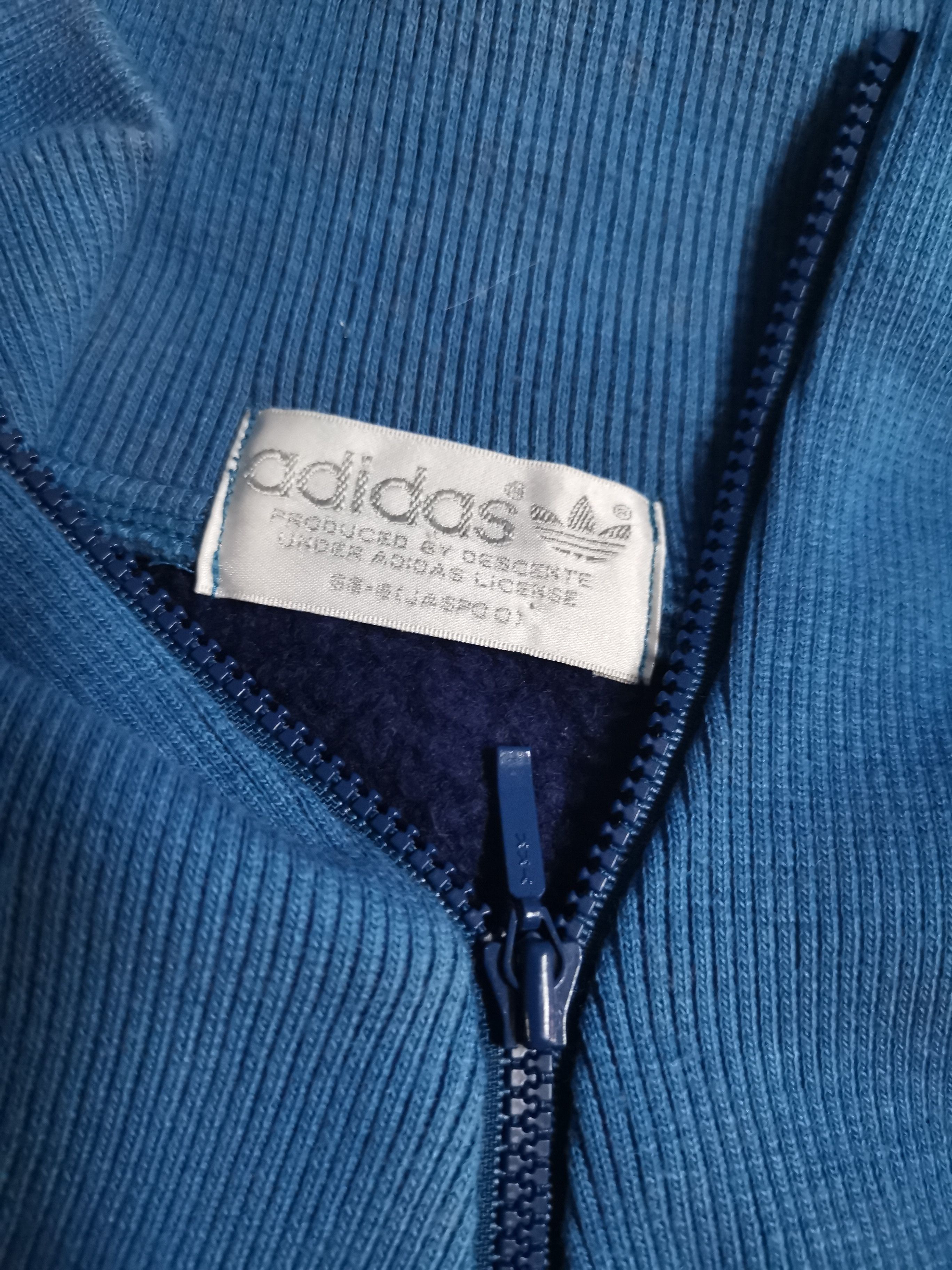 Adidas × Descente × Vintage Vintage Adidas Sweatshirt Half Zipper x Descente Size US L / EU 52-54 / 3 - 6 Thumbnail