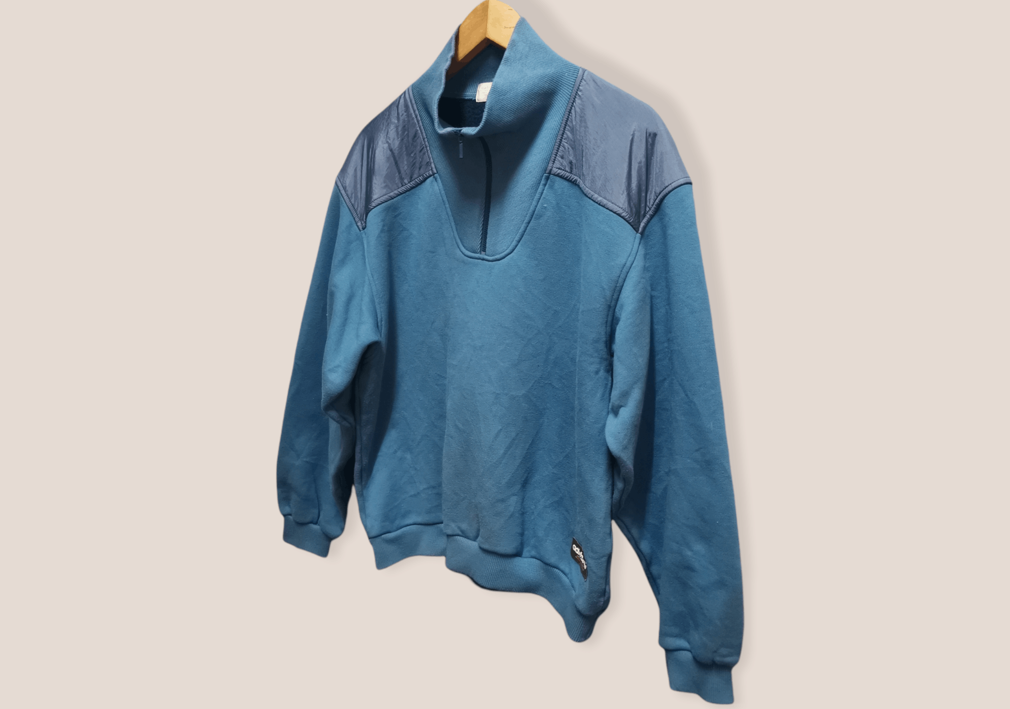 Adidas × Descente × Vintage Vintage Adidas Sweatshirt Half Zipper x Descente Size US L / EU 52-54 / 3 - 2 Thumbnail