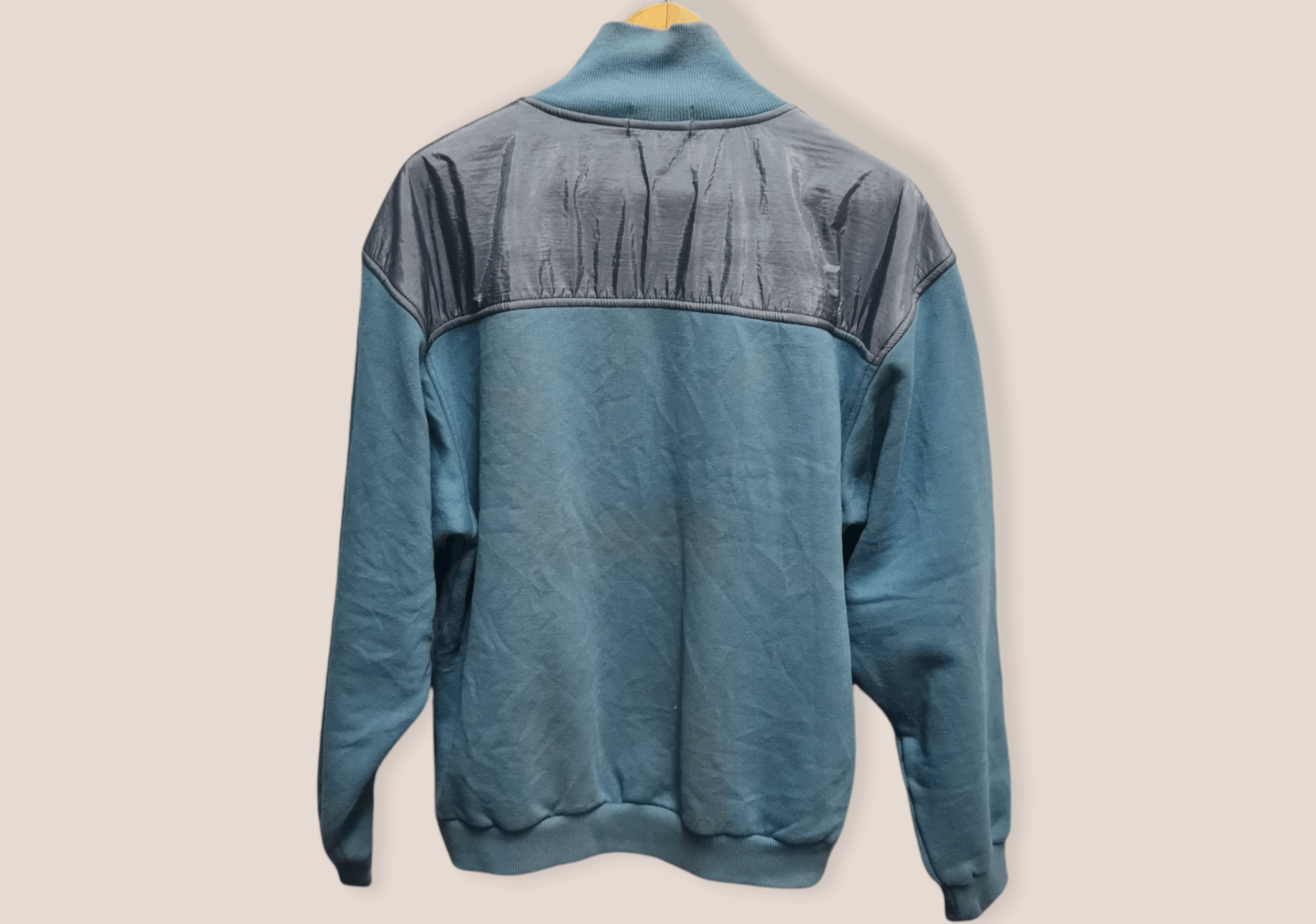 Adidas × Descente × Vintage Vintage Adidas Sweatshirt Half Zipper x Descente Size US L / EU 52-54 / 3 - 4 Thumbnail