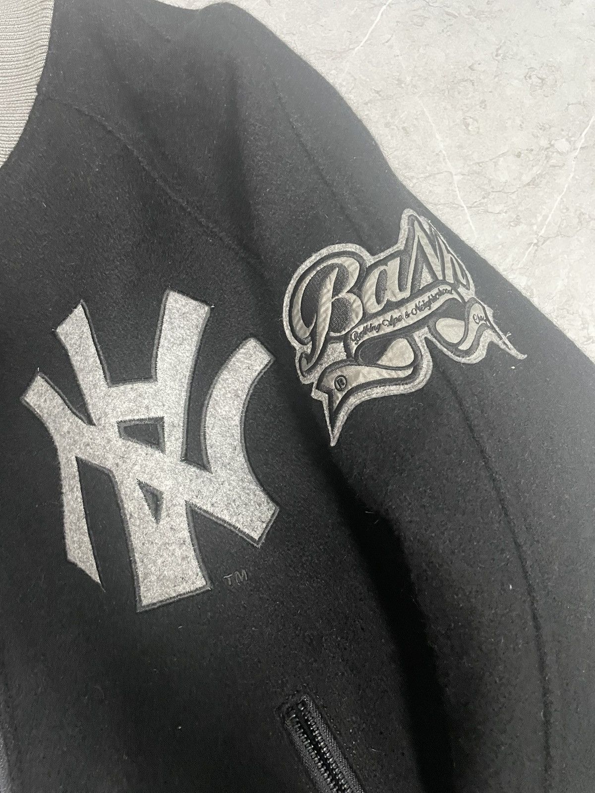 Bape × Neighborhood Bape x NBHD varsity jacket Size US L / EU 52-54 / 3 - 4 Thumbnail
