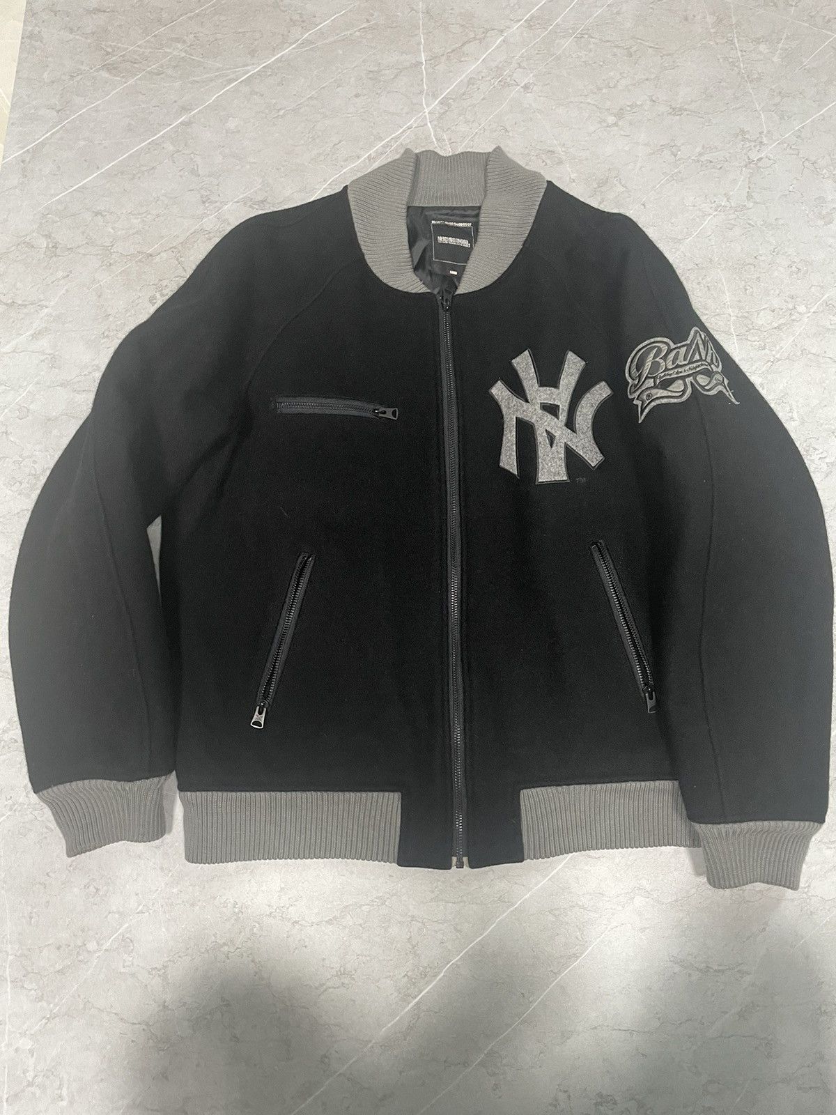 Bape x NBHD varsity jacket
