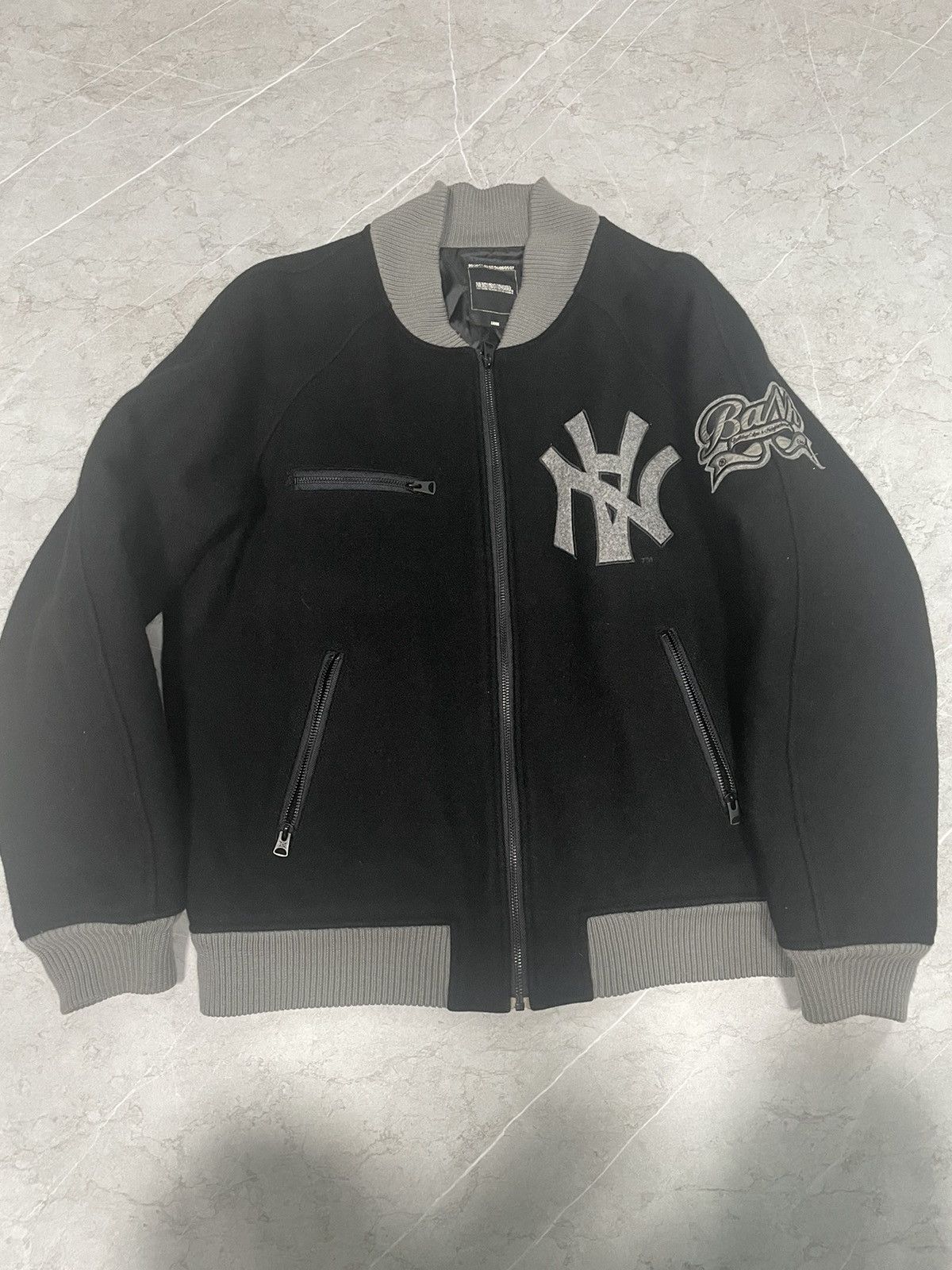 Bape × Neighborhood Bape x NBHD varsity jacket Size US L / EU 52-54 / 3 - 2 Thumbnail