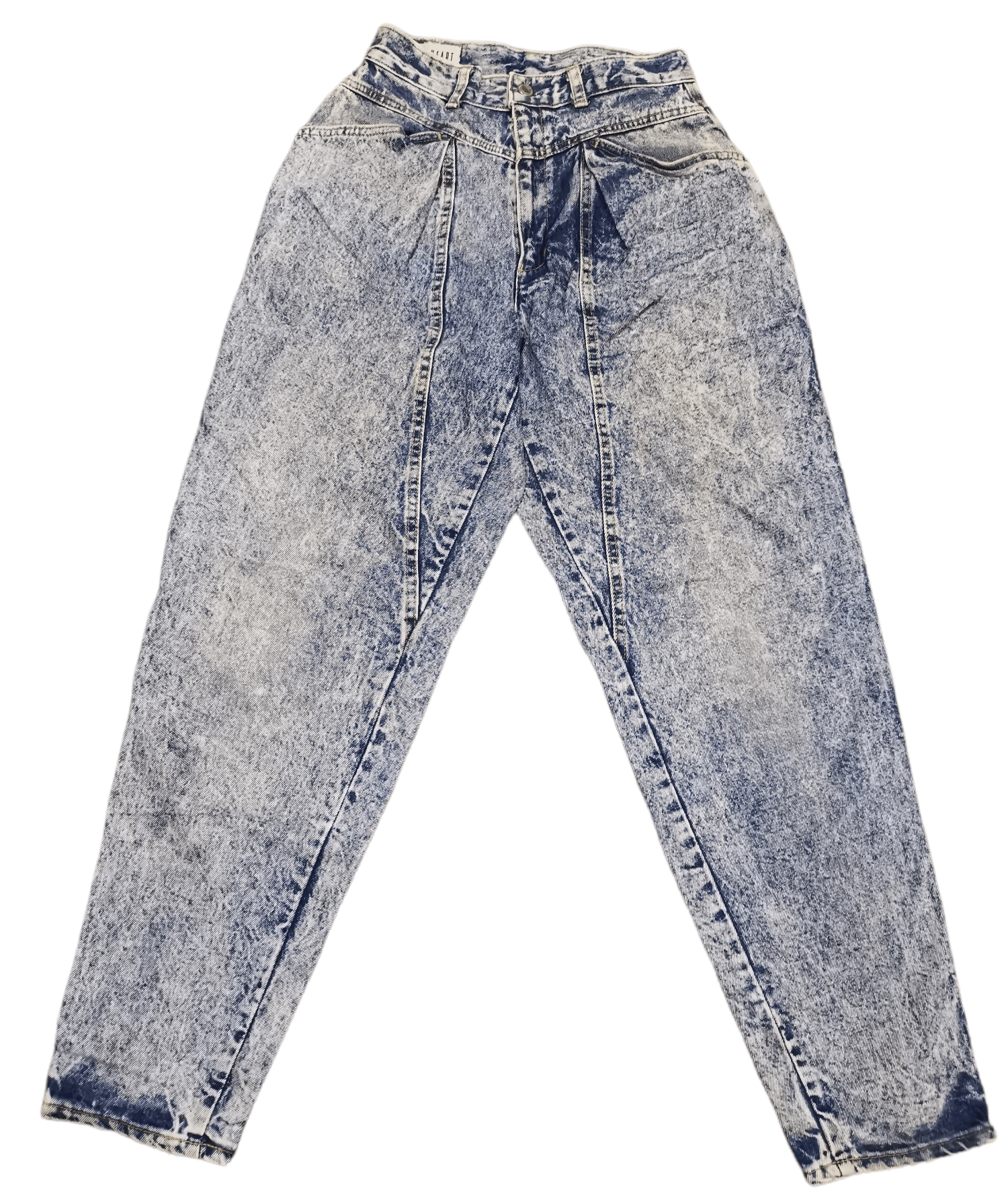 Vintage Vintage G.L. Heart Acid Wash Jeans Size US 26 / EU 42 - 1 Thumbnail