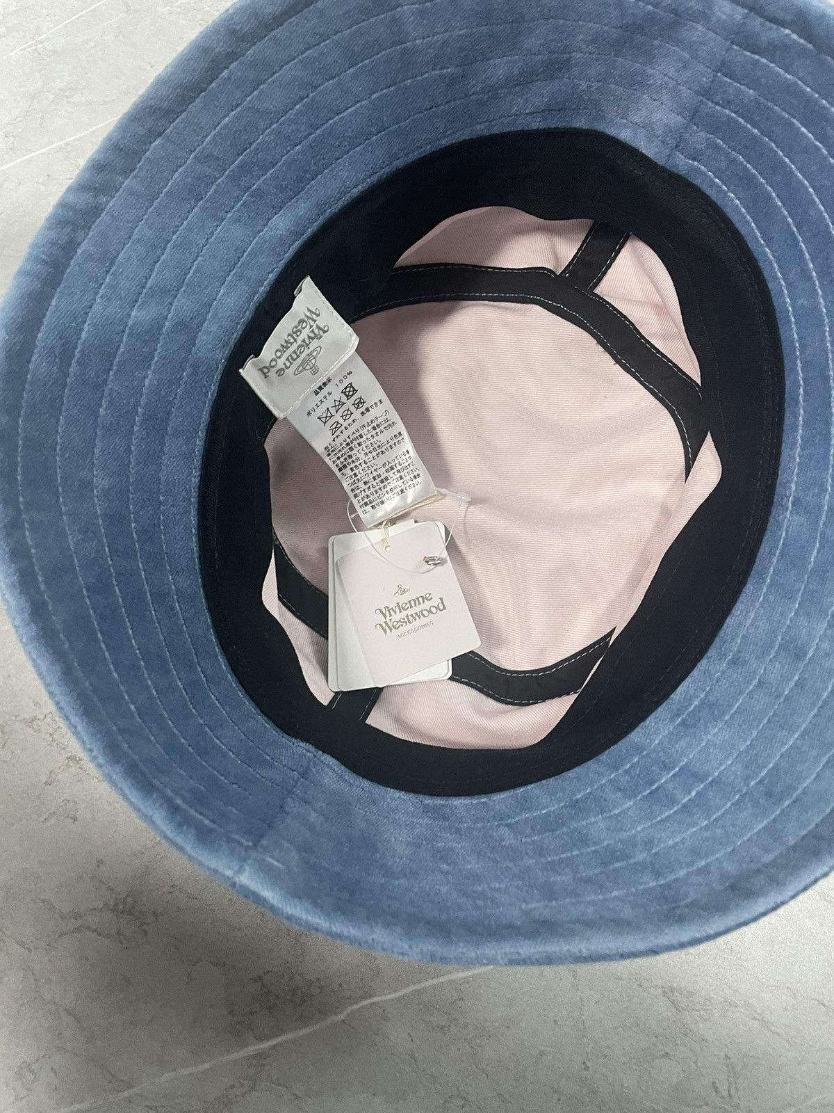 Vivienne Westwood Velvet bucket hat Size ONE SIZE - 5 Thumbnail