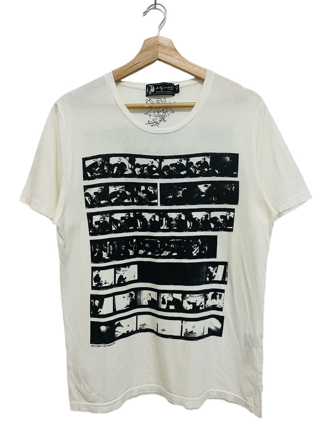 image of Hysteric Glamour X Andy Warhol Photograph Tee in White, Men's (Size Medium)