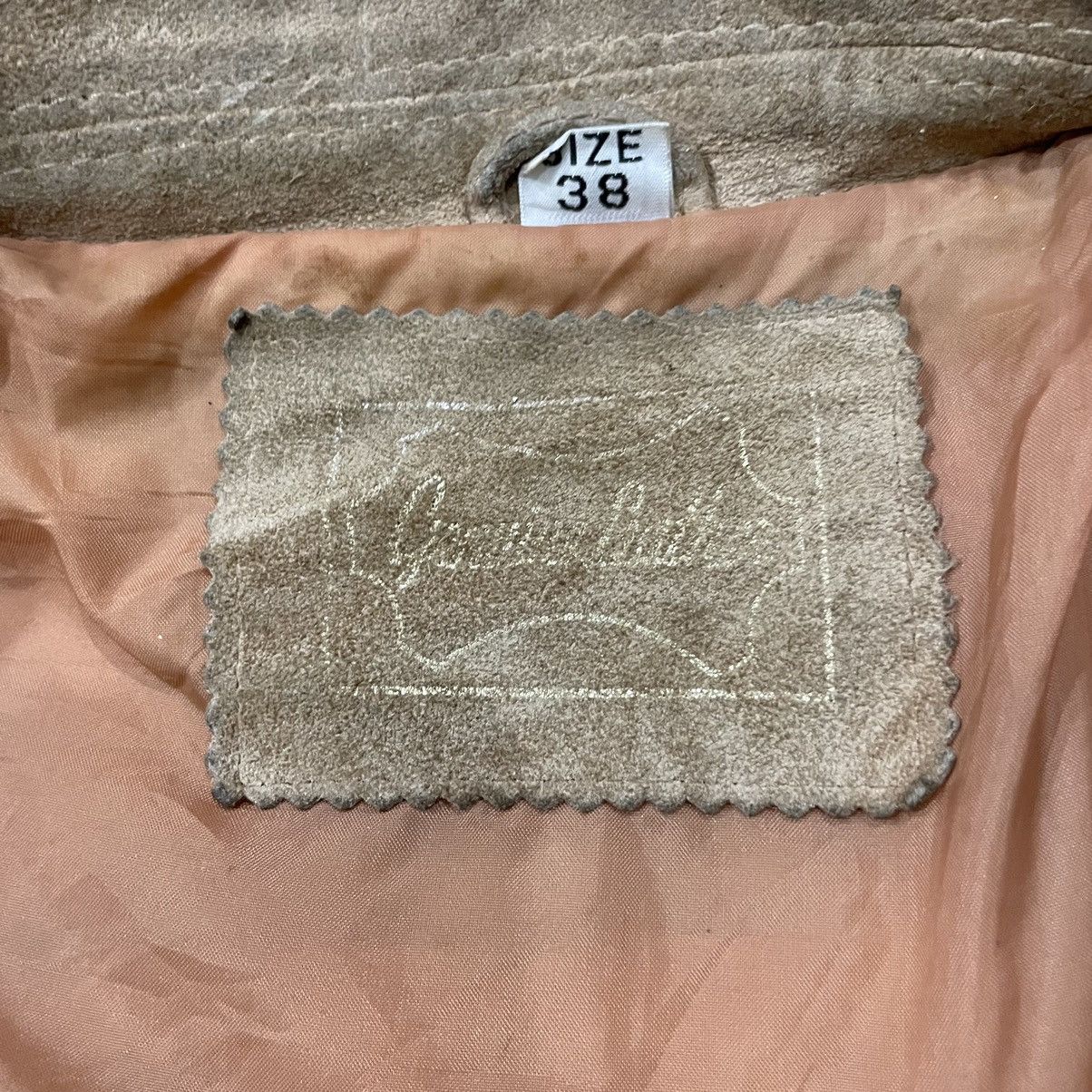 Japanese Brand × Vintage Vintage Genuine Suede Leather Jacket Size US M / EU 48-50 / 2 - 18 Thumbnail