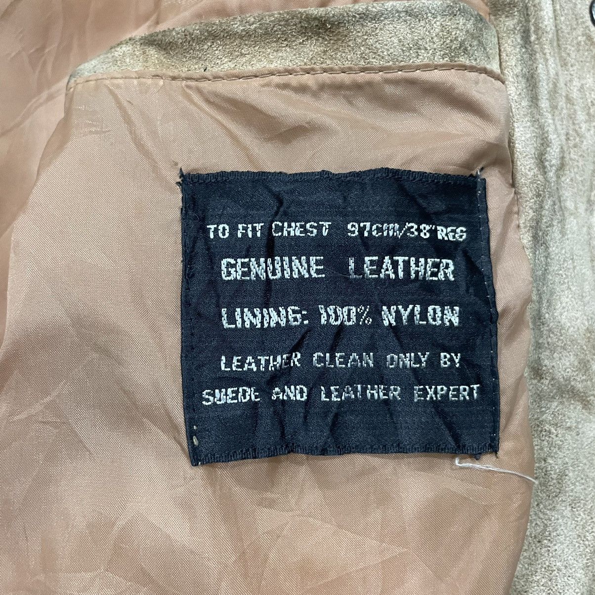 Japanese Brand × Vintage Vintage Genuine Suede Leather Jacket Size US M / EU 48-50 / 2 - 19 Thumbnail