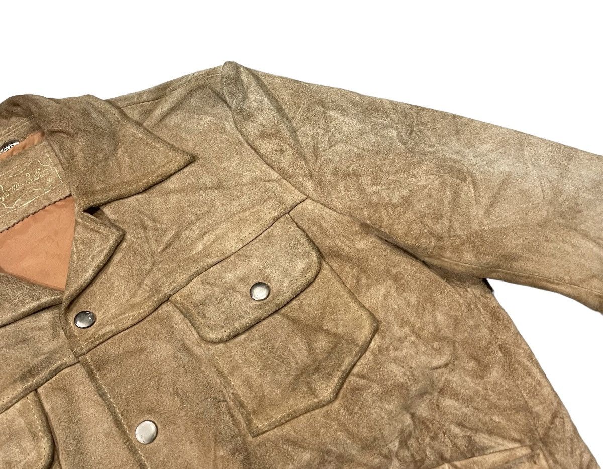 Japanese Brand × Vintage Vintage Genuine Suede Leather Jacket Size US M / EU 48-50 / 2 - 7 Thumbnail